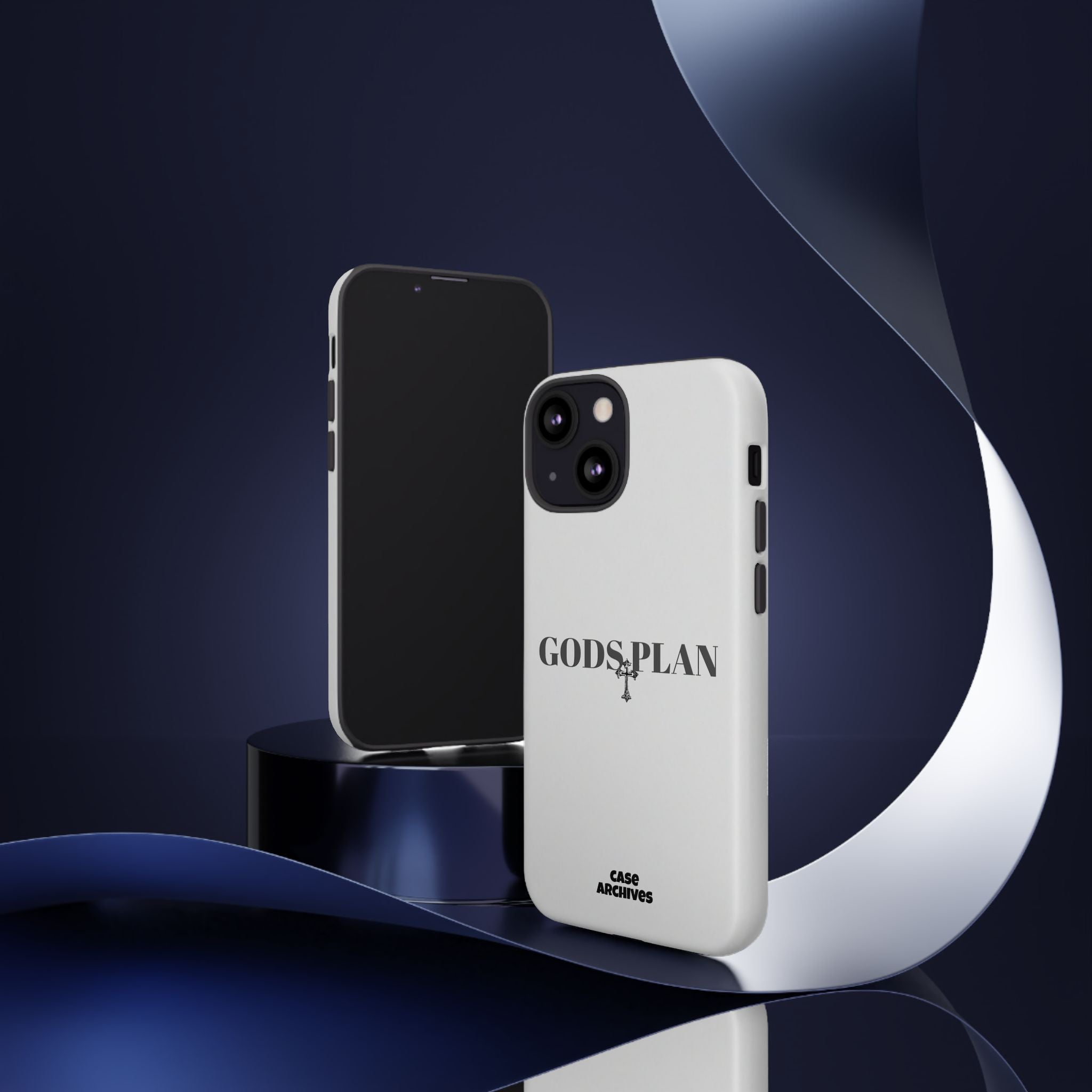 God's Plan Tough Phone Case — Minimal Faith-Inspired Protective Cover