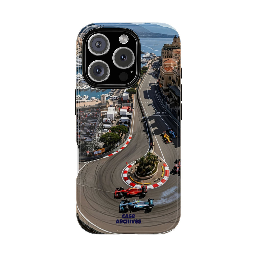 F1 Circuit Phone Case – Monaco Grand Prix Track Design