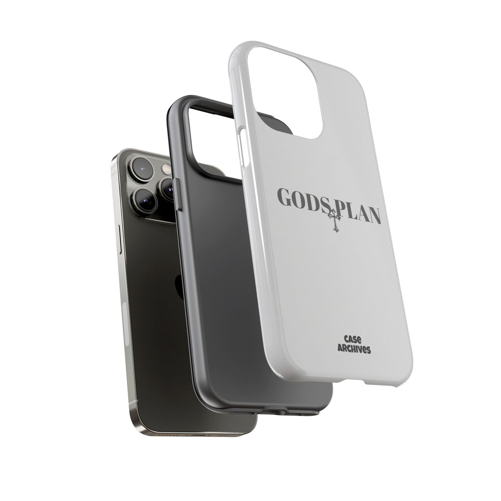 God's Plan Tough Phone Case — Minimal Faith-Inspired Protective Cover