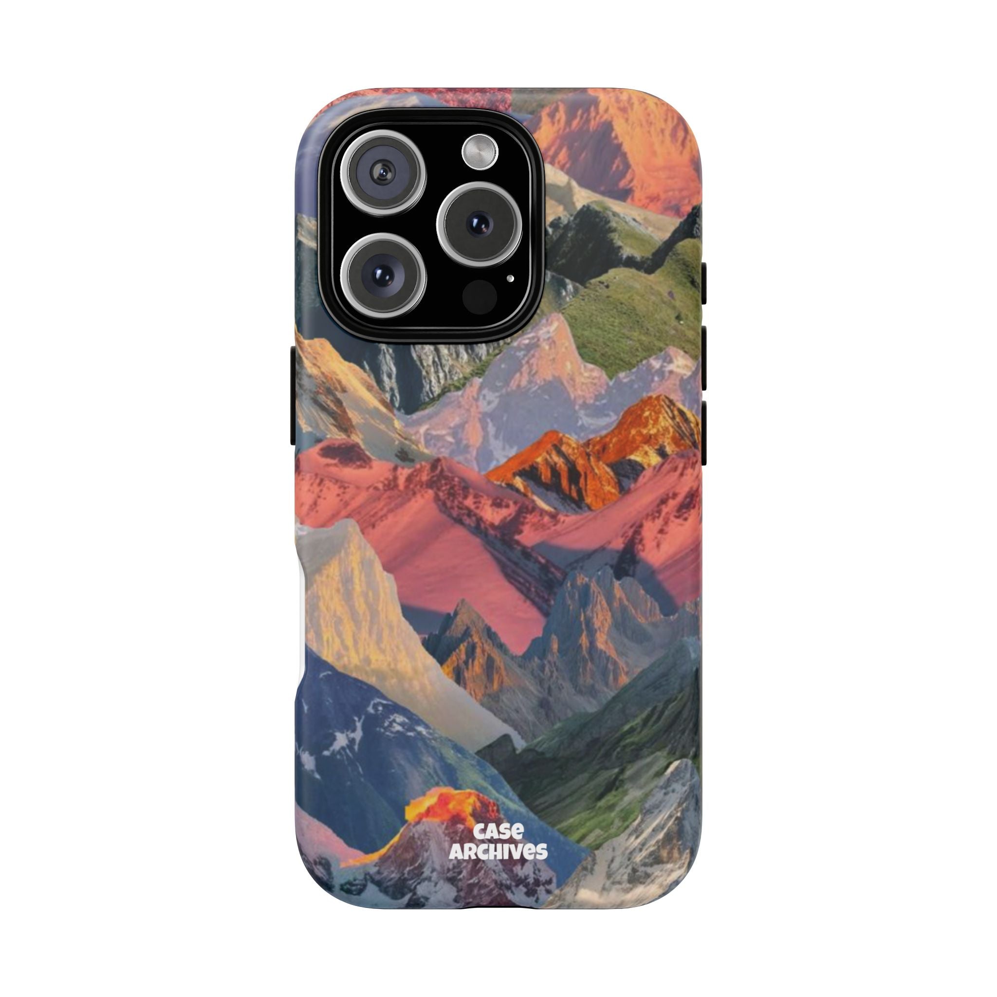 Tough Cases Colorful Mountain Landscape Phone Case — Durable Protective iPhone Cover