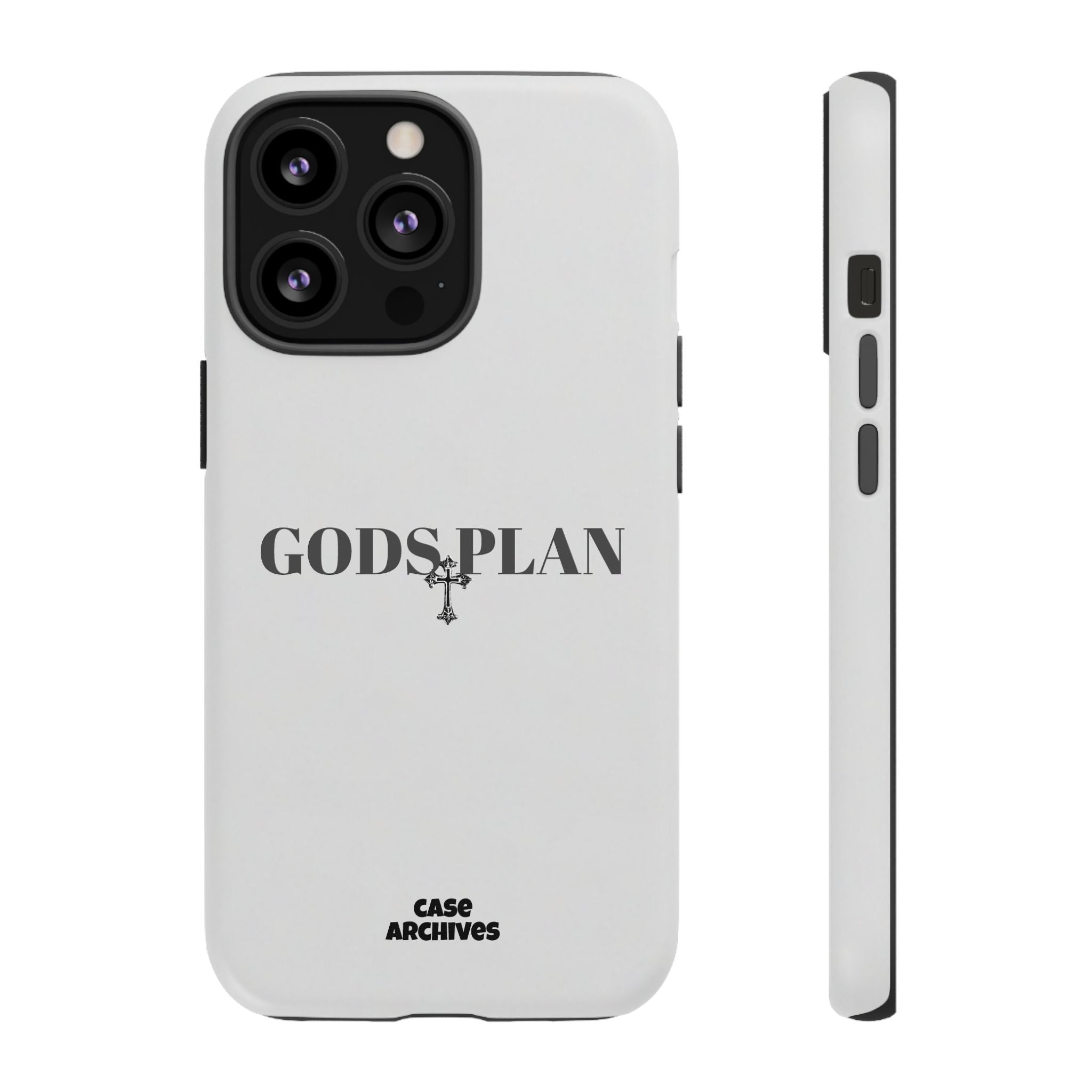 God's Plan Tough Phone Case — Minimal Faith-Inspired Protective Cover