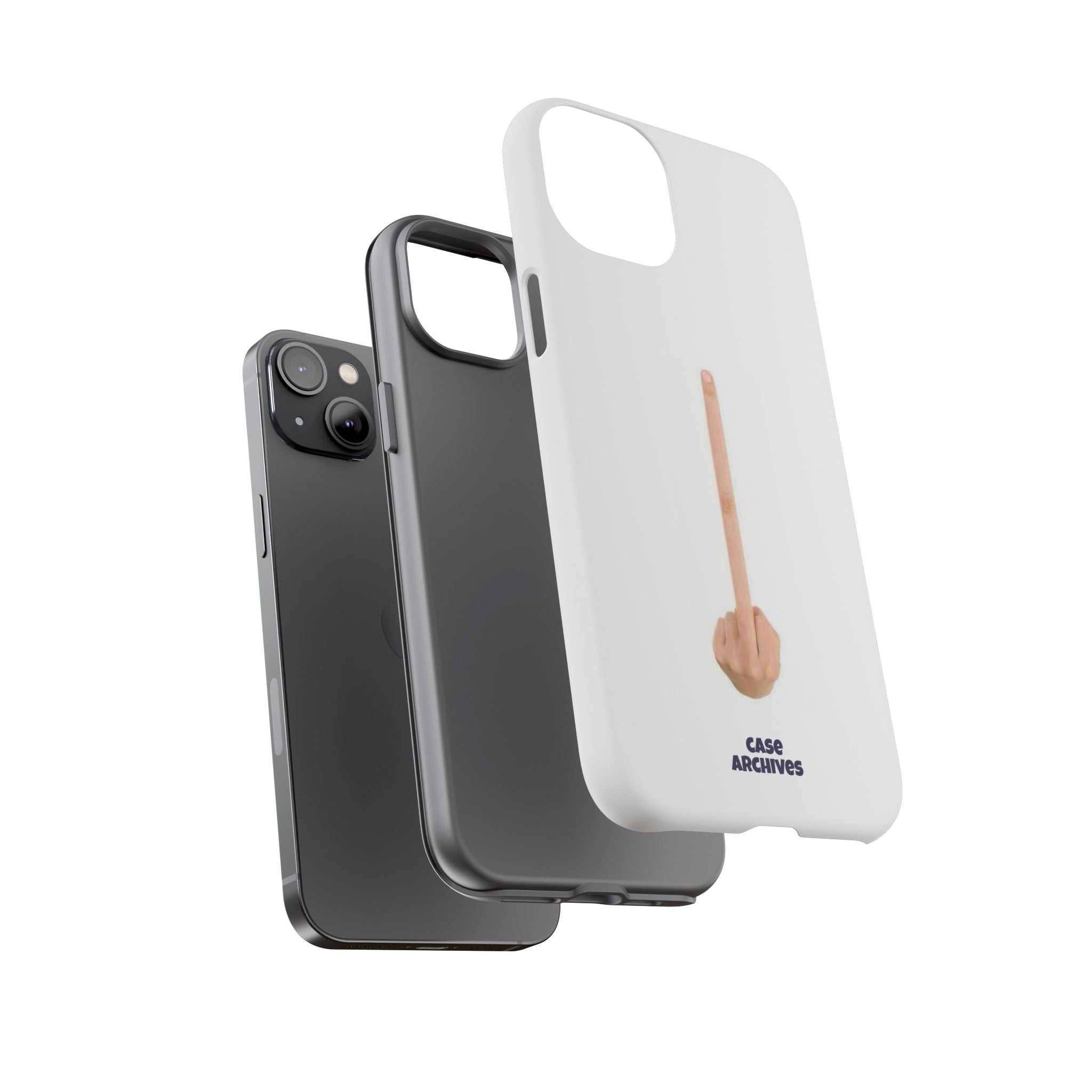 Phone Case — Minimalist Middle Finger Design (Case Archives)