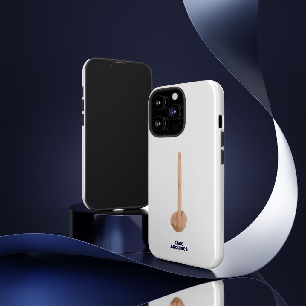 Phone Case — Minimalist Middle Finger Design (Case Archives)