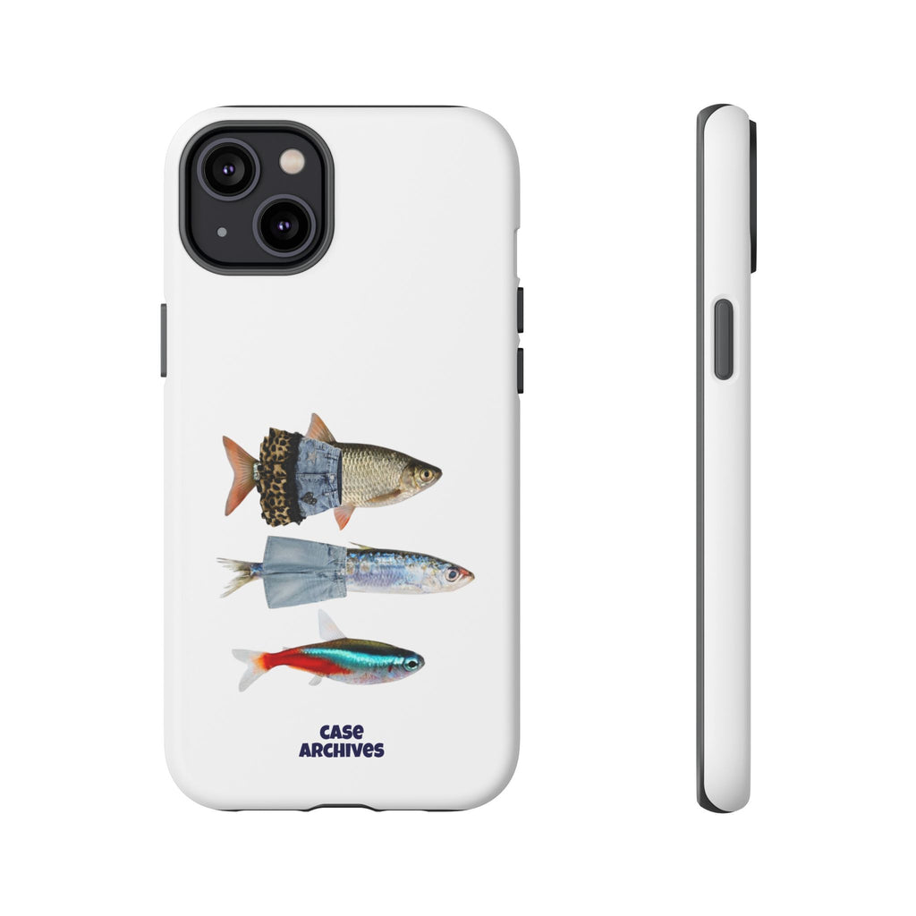 Fish Trio Phone Case — 'Case Archives' Protective iPhone Cover