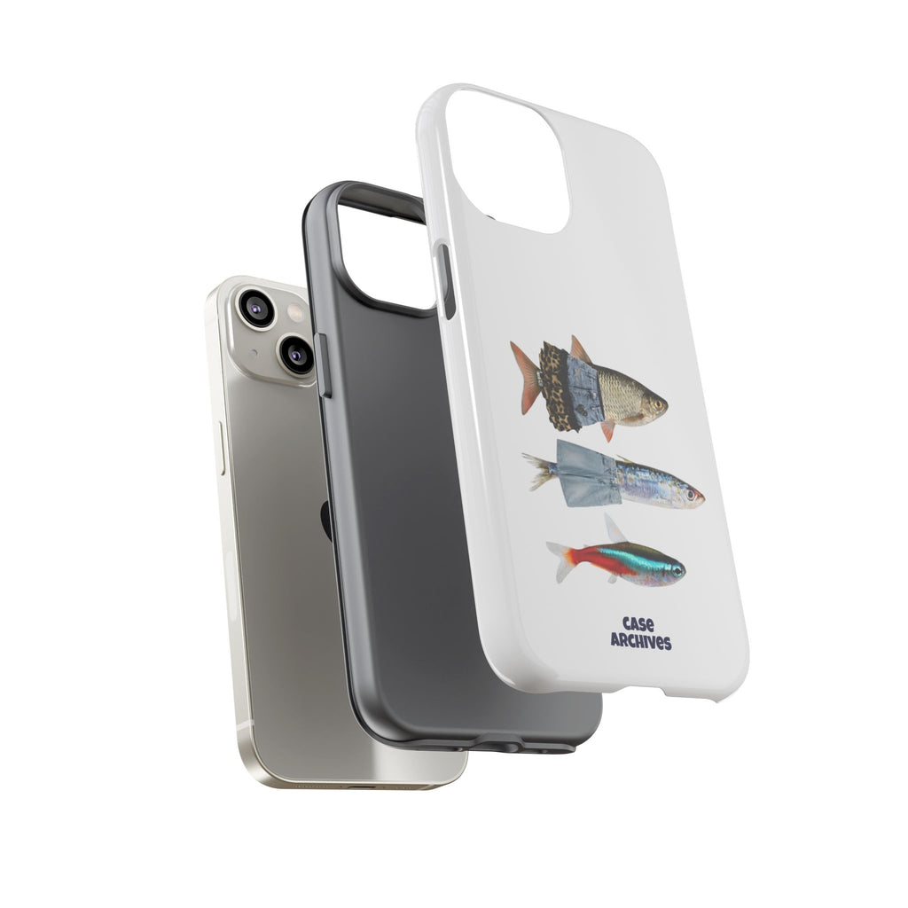 Fish Trio Phone Case — 'Case Archives' Protective iPhone Cover