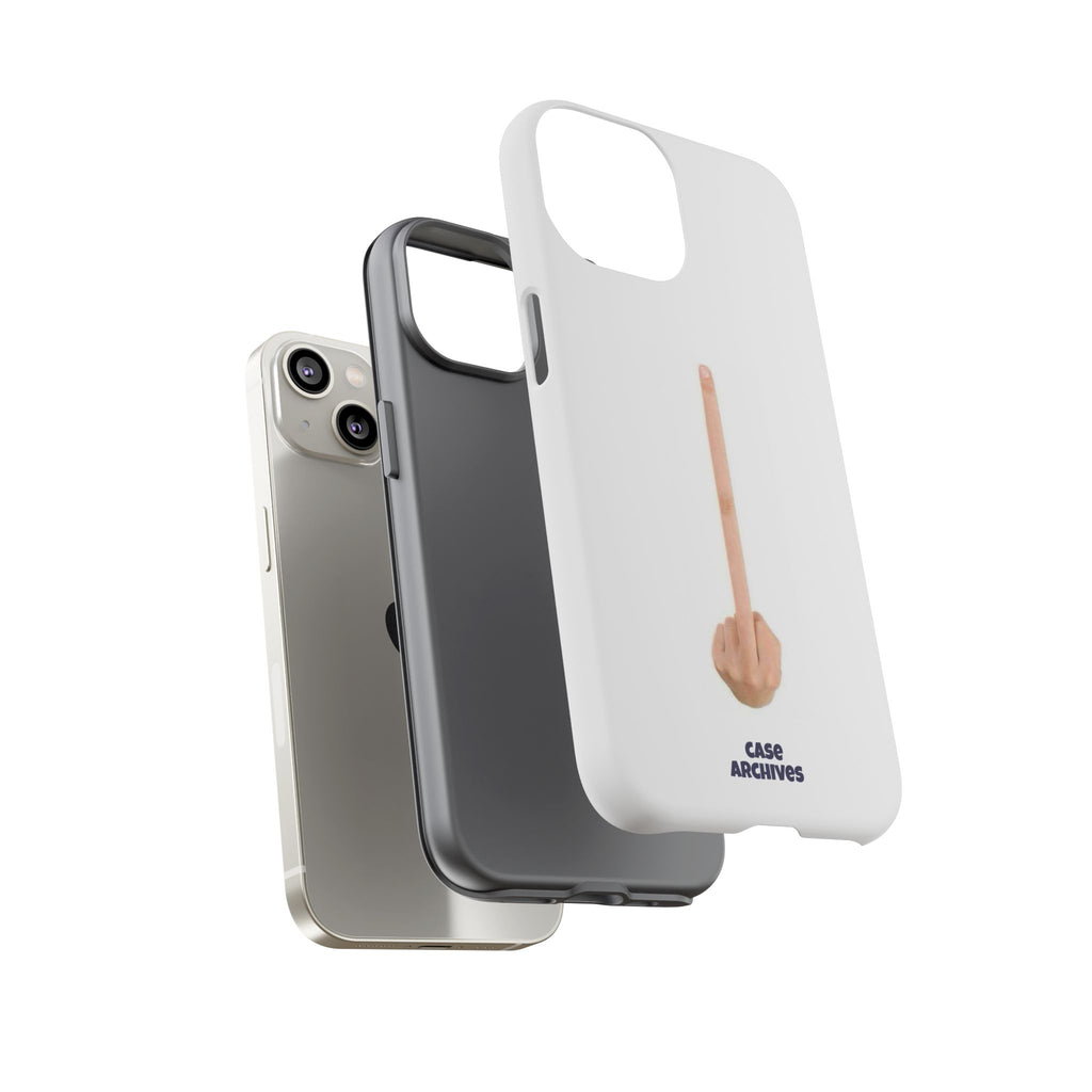 Phone Case — Minimalist Middle Finger Design (Case Archives)
