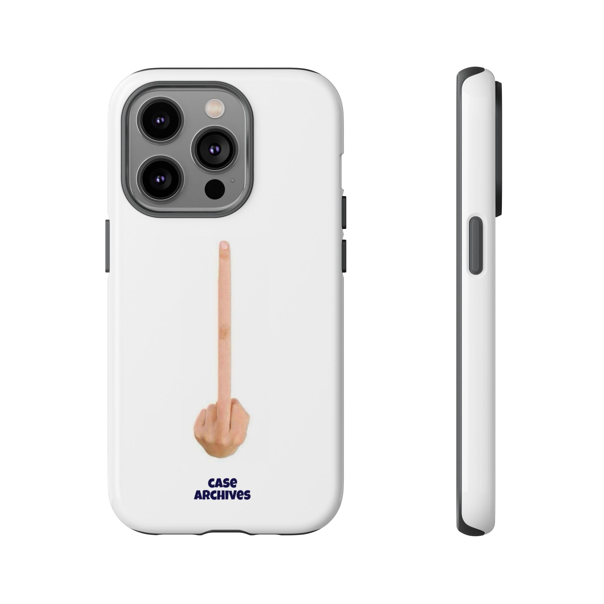 Phone Case — Minimalist Middle Finger Design (Case Archives)