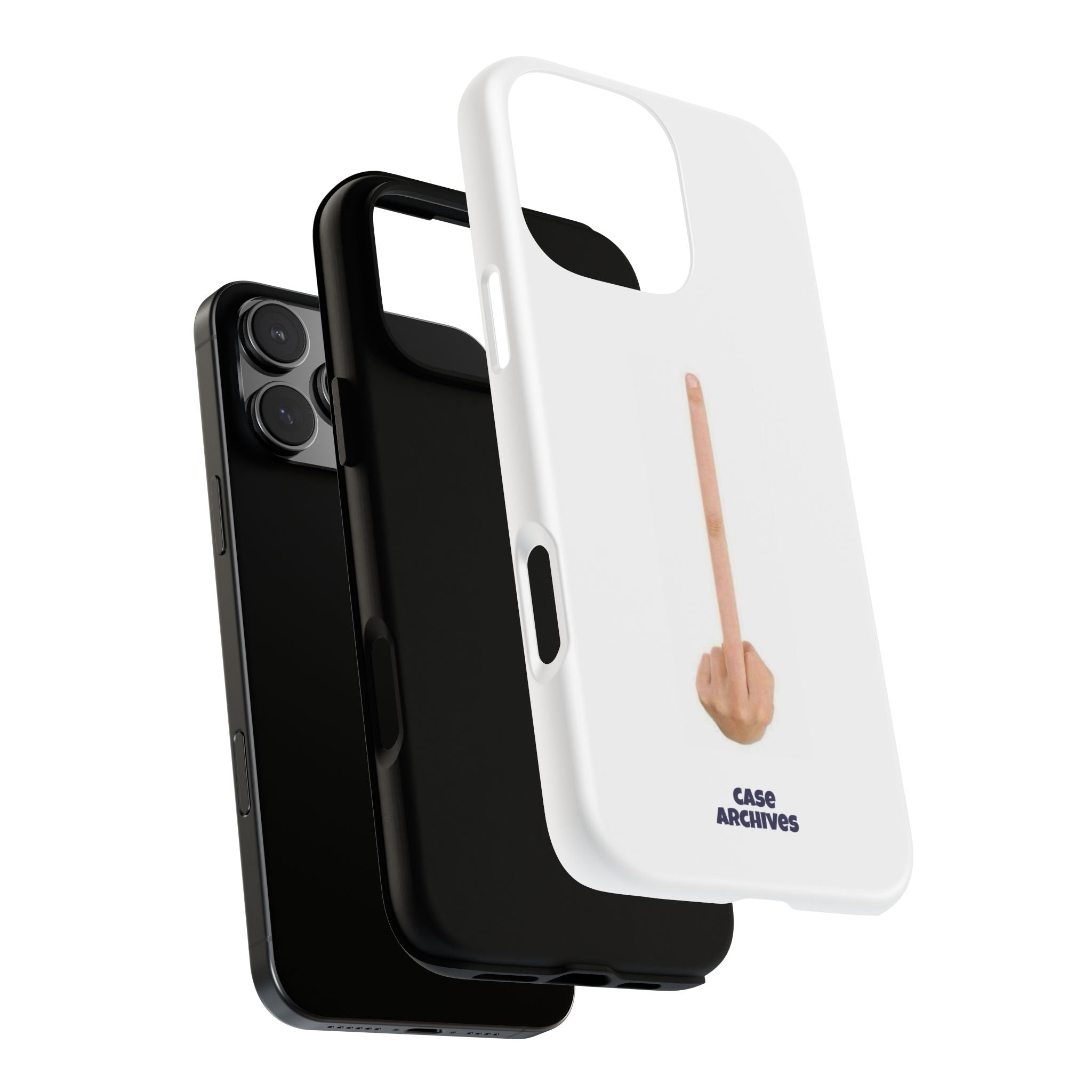 Phone Case — Minimalist Middle Finger Design (Case Archives)
