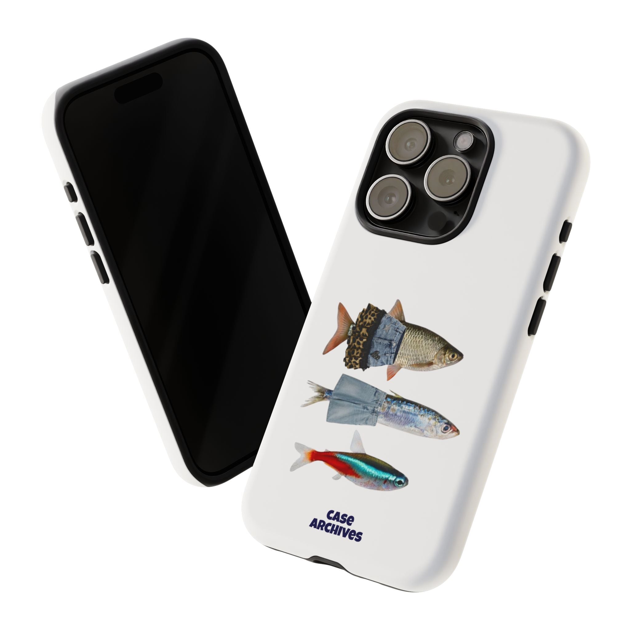 Fish Trio Phone Case — 'Case Archives' Protective iPhone Cover
