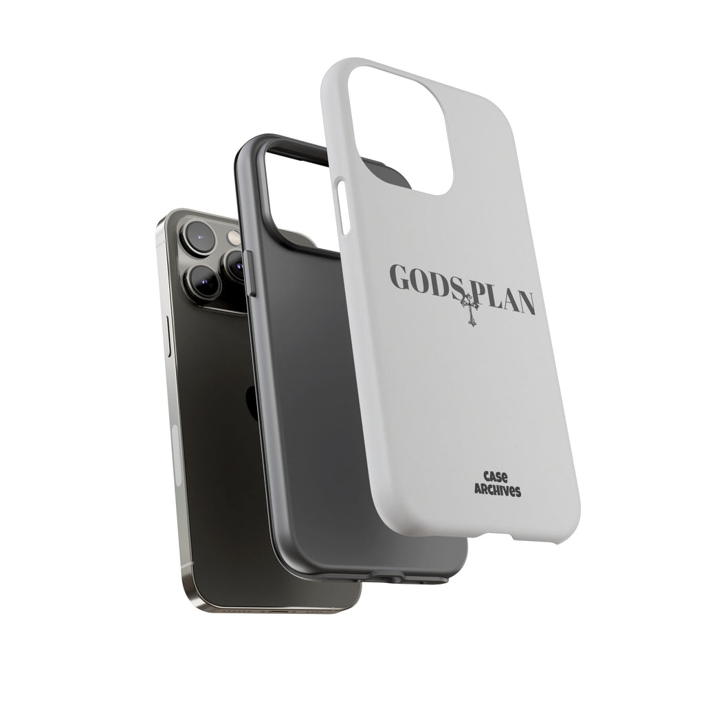 God's Plan Tough Phone Case — Minimal Faith-Inspired Protective Cover