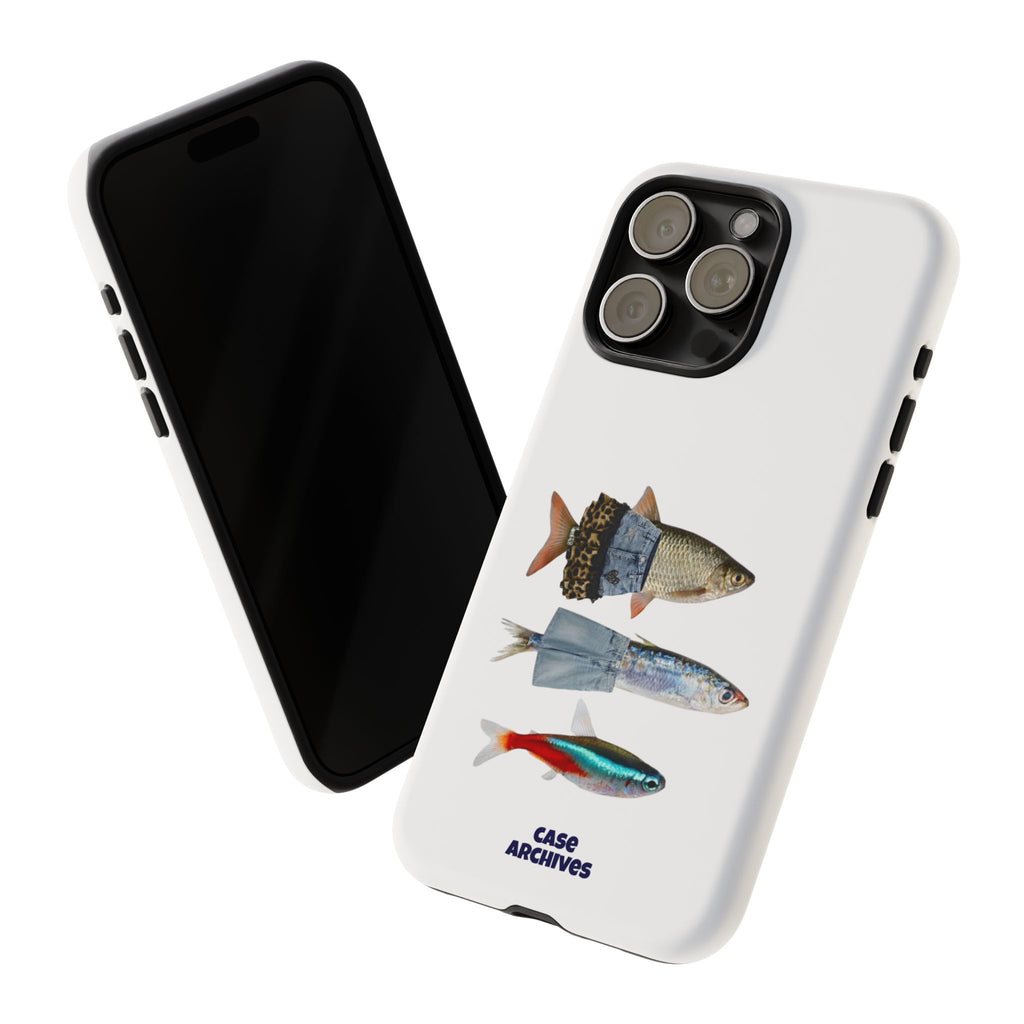 Fish Trio Phone Case — 'Case Archives' Protective iPhone Cover