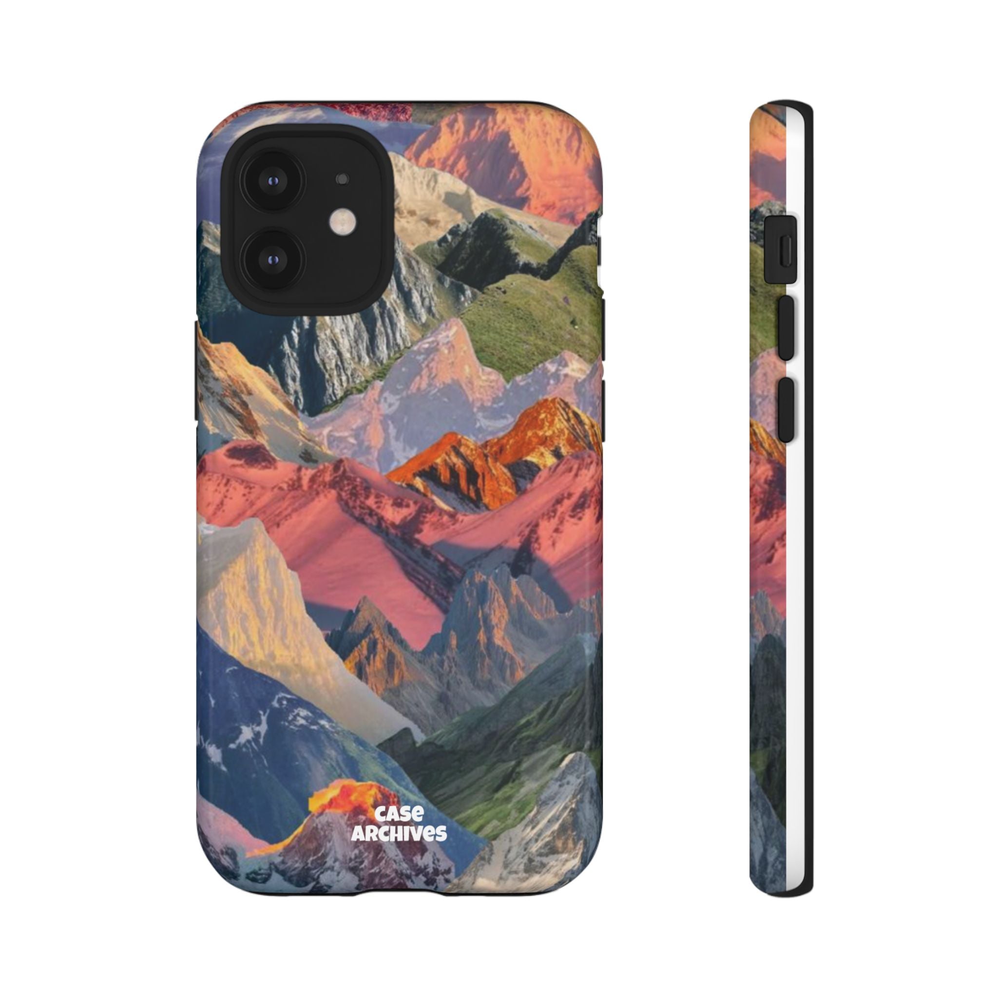 Tough Cases Colorful Mountain Landscape Phone Case — Durable Protective iPhone Cover