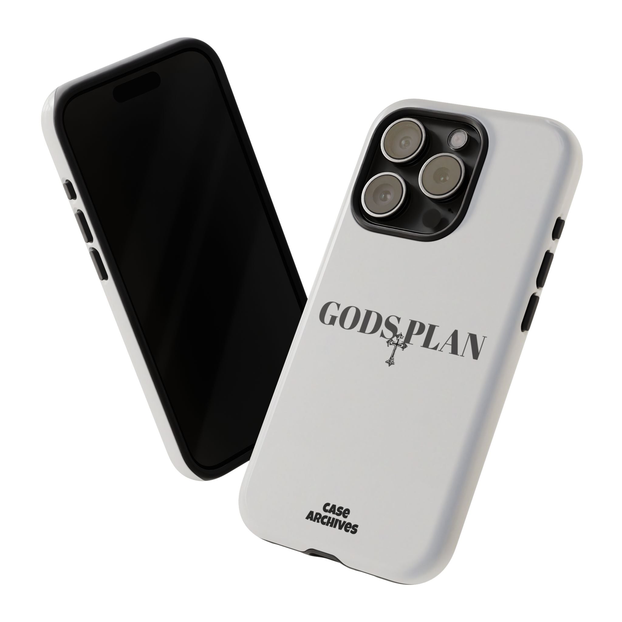 God's Plan Tough Phone Case — Minimal Faith-Inspired Protective Cover