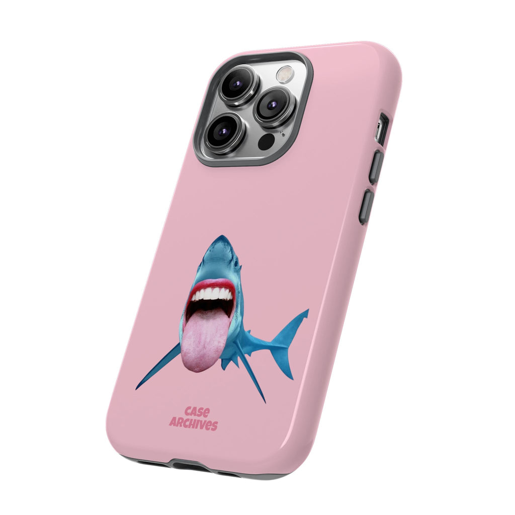 Shark tongue out- funny case