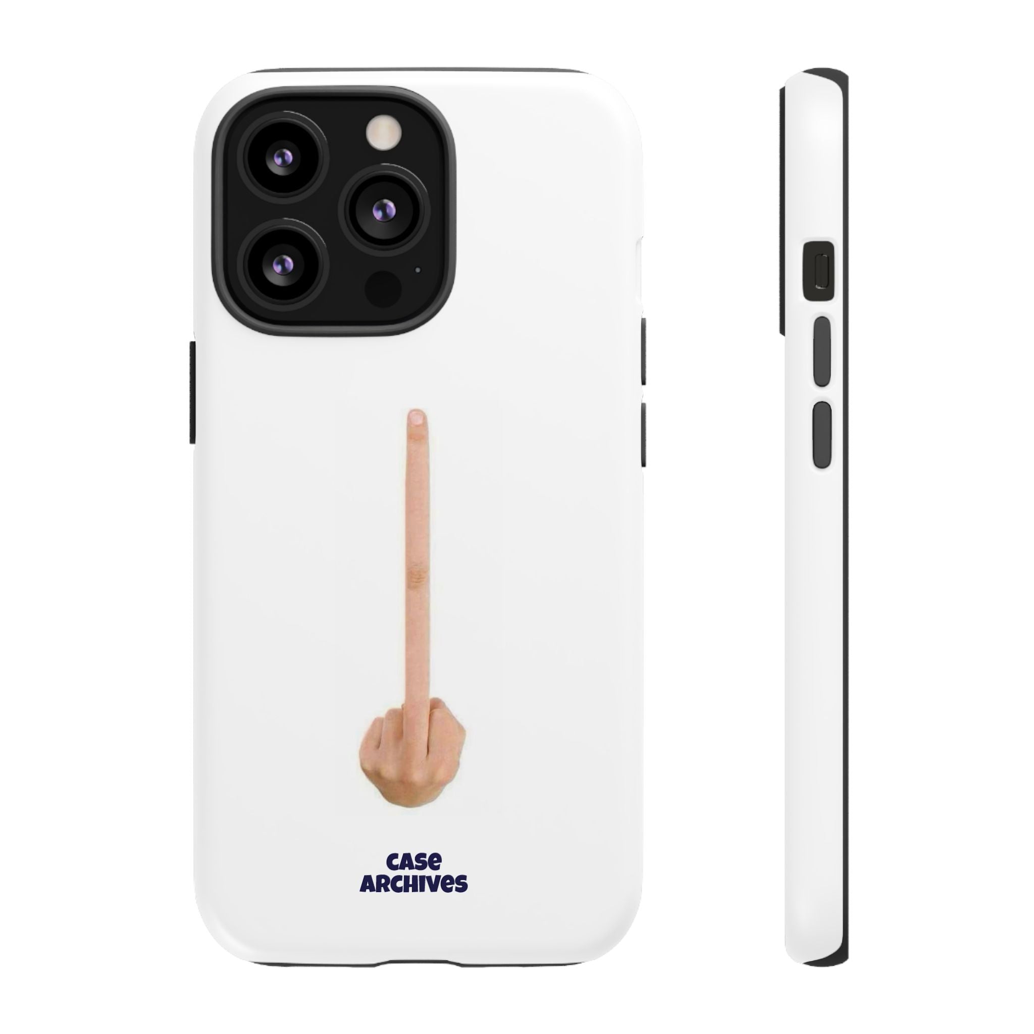 Phone Case — Minimalist Middle Finger Design (Case Archives)