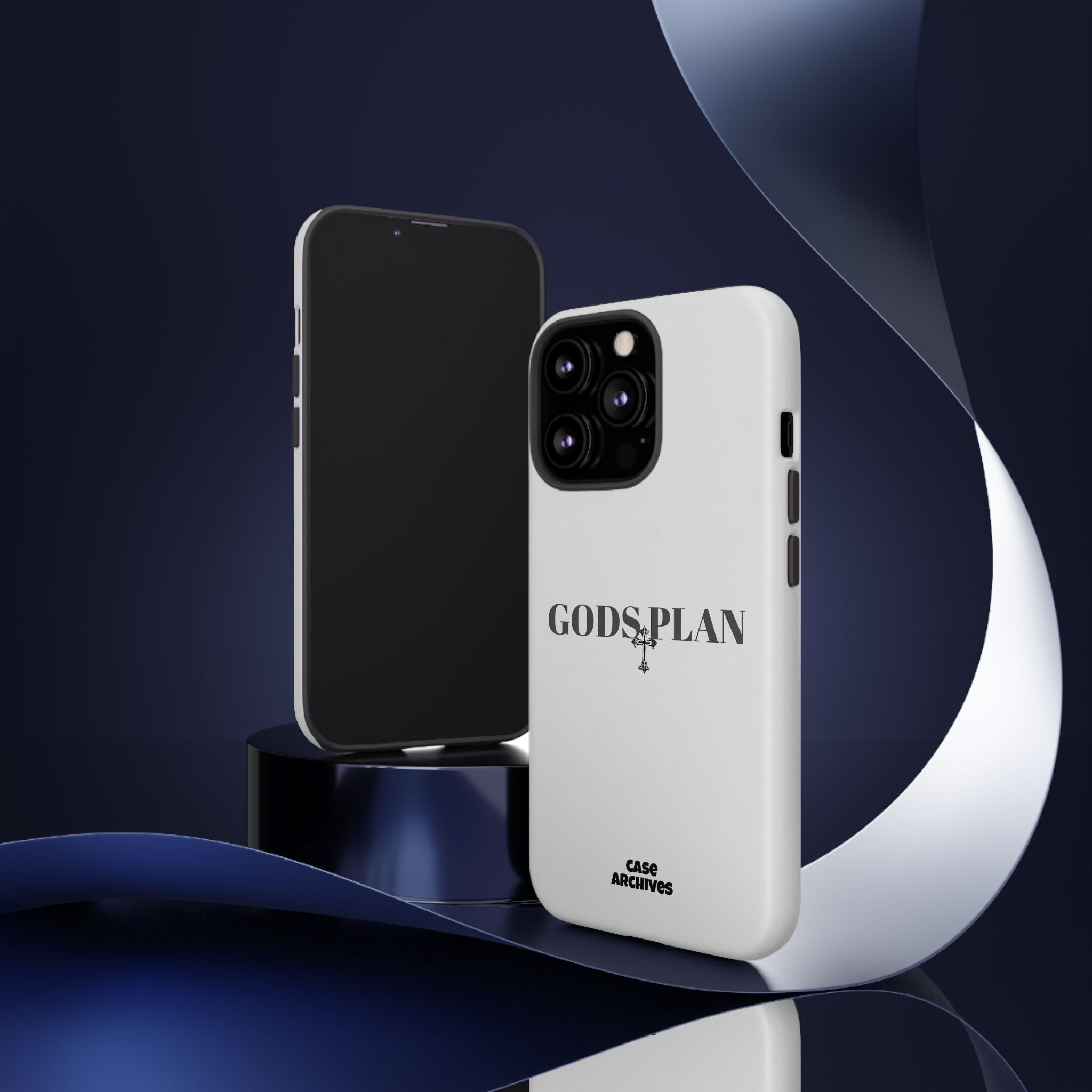 God's Plan Tough Phone Case — Minimal Faith-Inspired Protective Cover