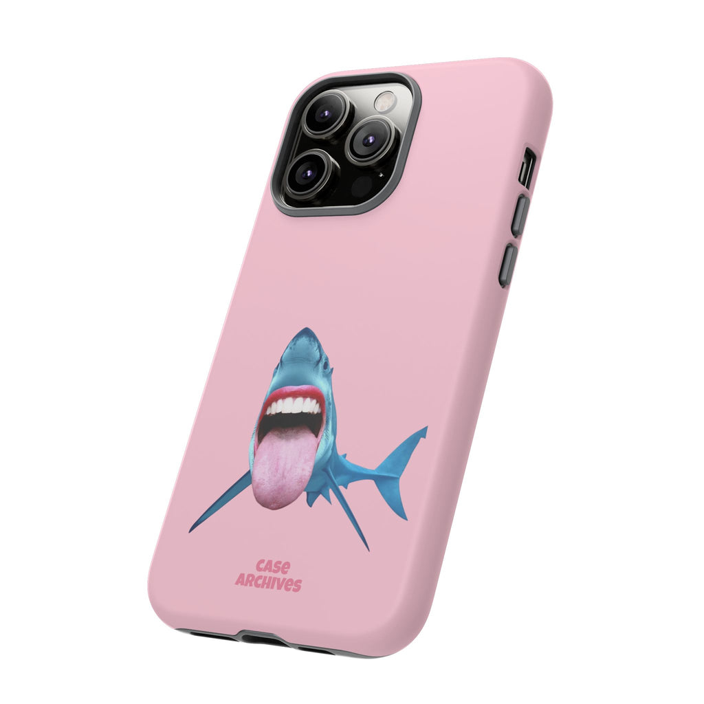 Shark tongue out- funny case