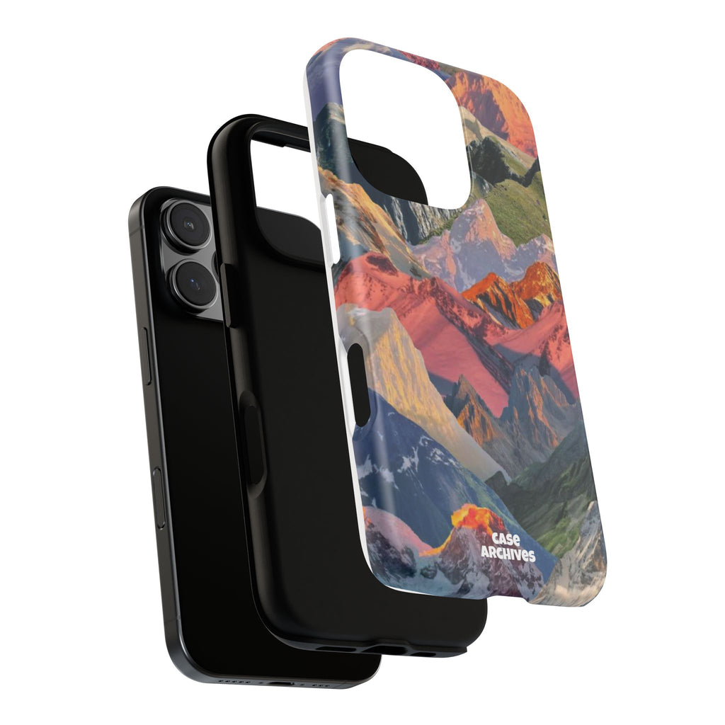 Tough Cases Colorful Mountain Landscape Phone Case — Durable Protective iPhone Cover