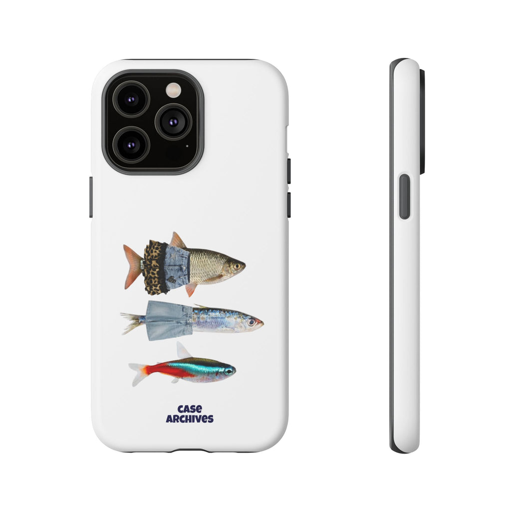 Fish Trio Phone Case — 'Case Archives' Protective iPhone Cover
