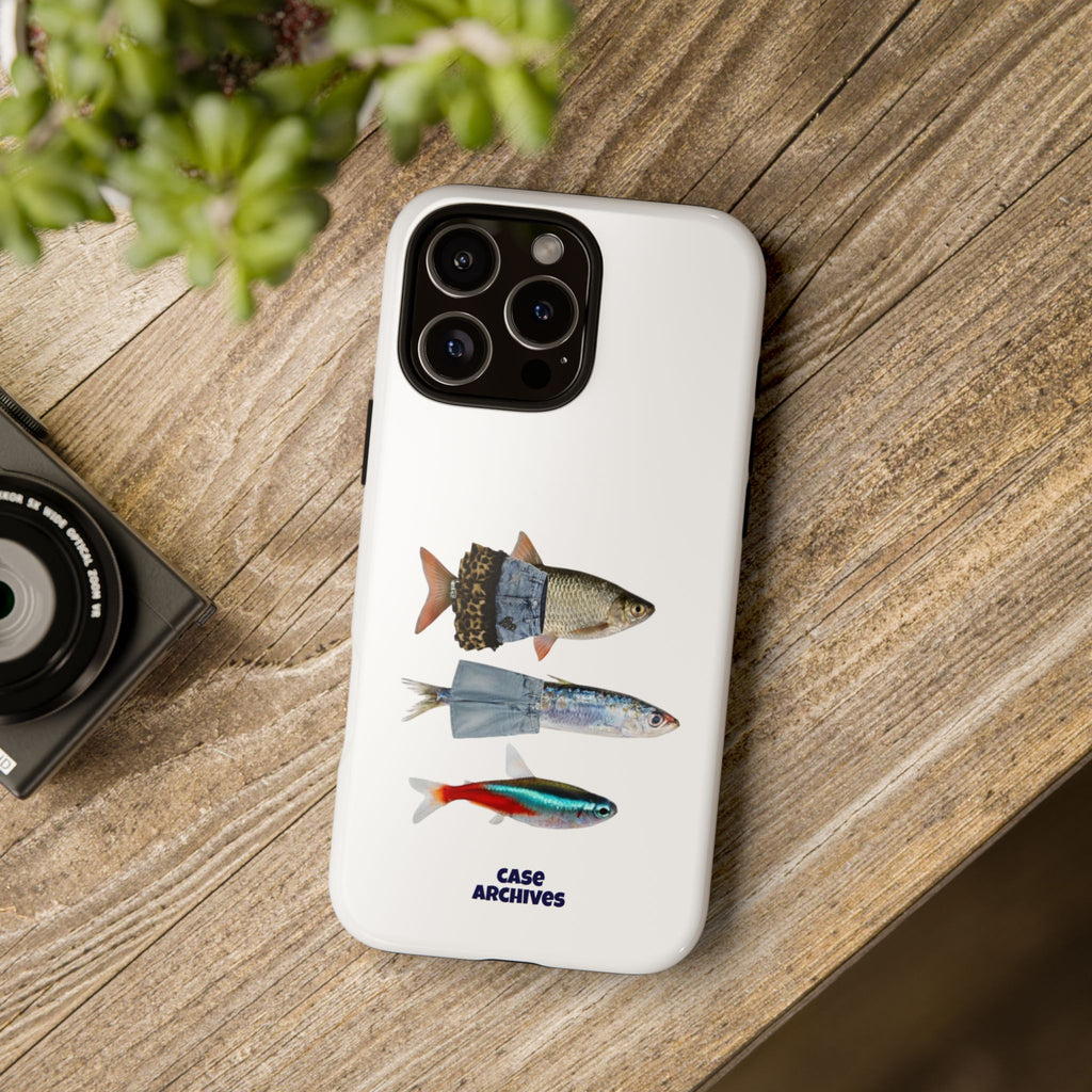Fish Trio Phone Case — 'Case Archives' Protective iPhone Cover