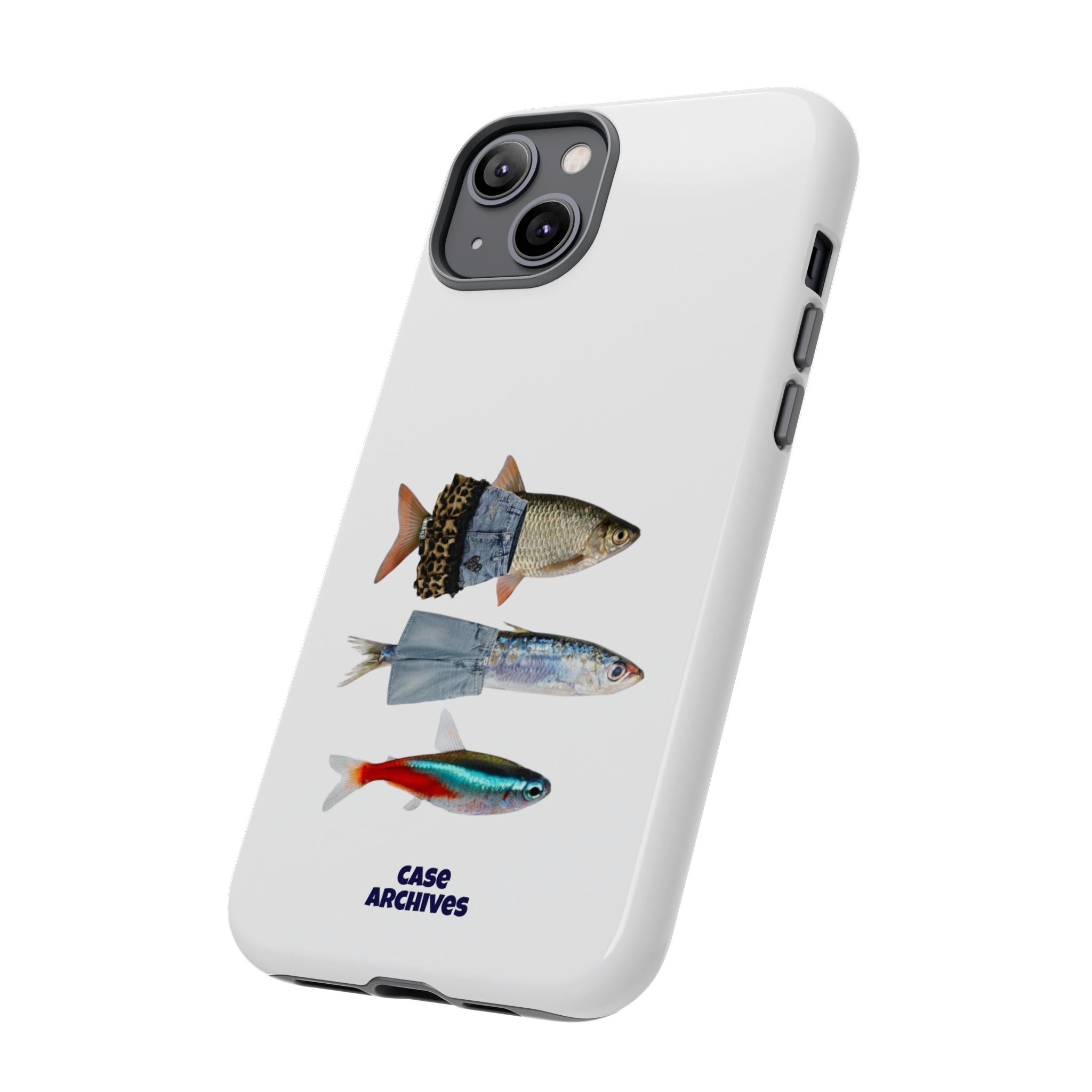 Fish Trio Phone Case — 'Case Archives' Protective iPhone Cover
