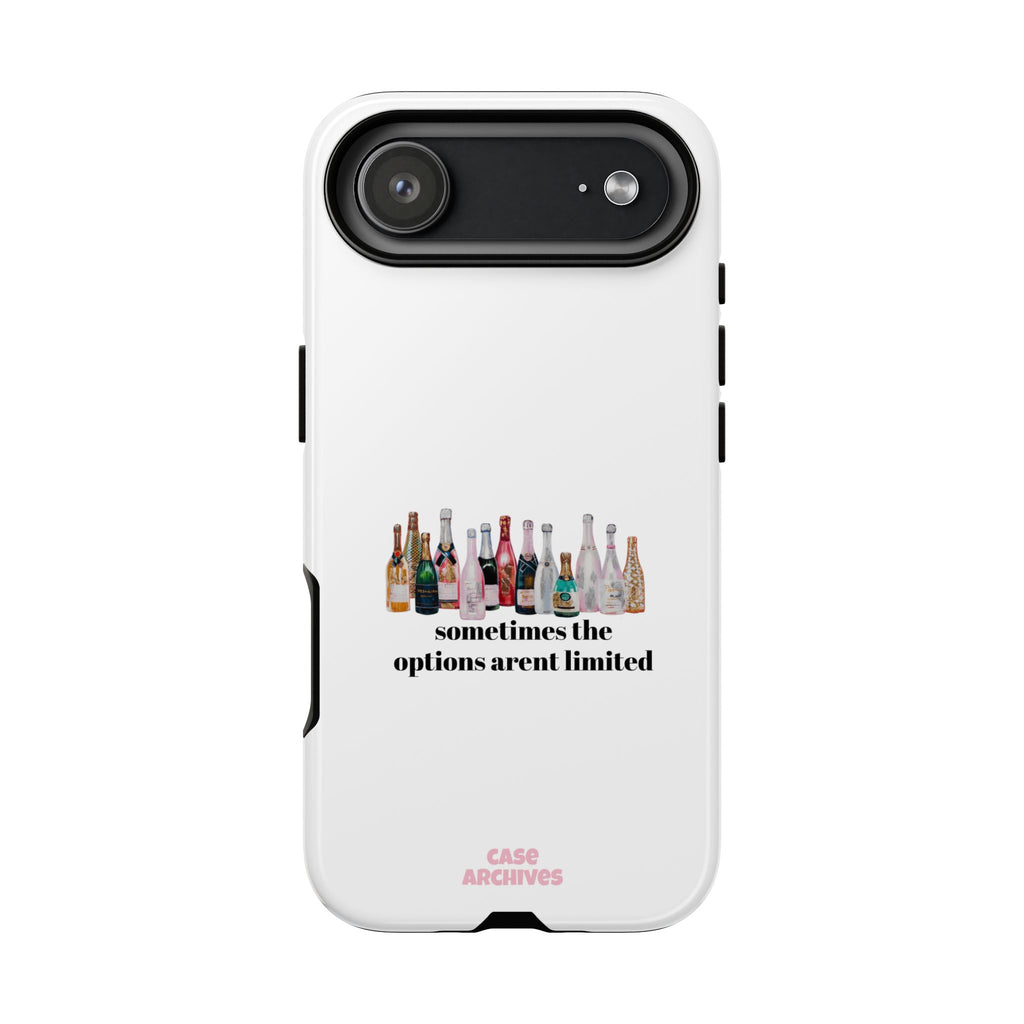 Phone Case — "Sometimes the Options Aren’t Limited" Bottle Design