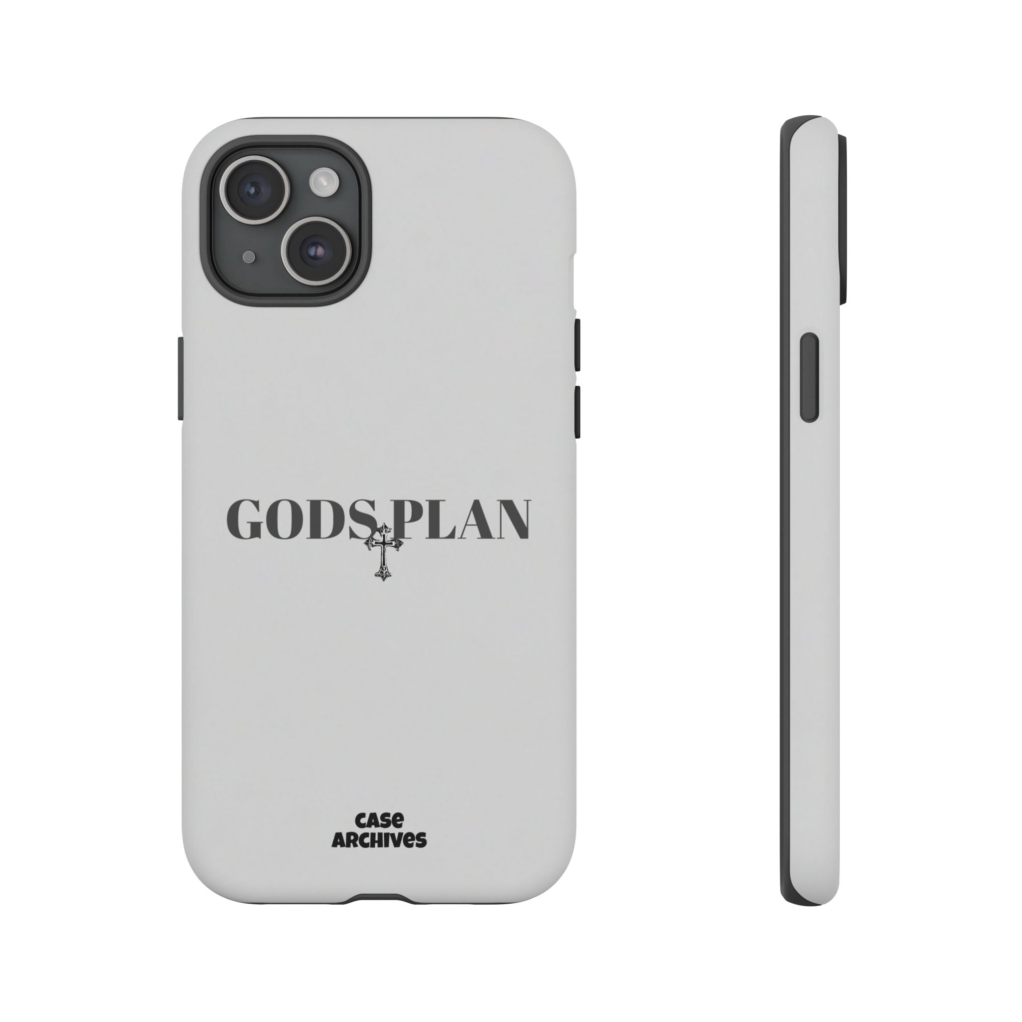 God's Plan Tough Phone Case — Minimal Faith-Inspired Protective Cover