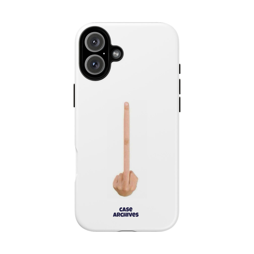 Phone Case — Minimalist Middle Finger Design (Case Archives)