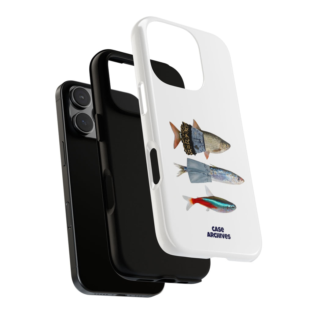 Fish Trio Phone Case — 'Case Archives' Protective iPhone Cover