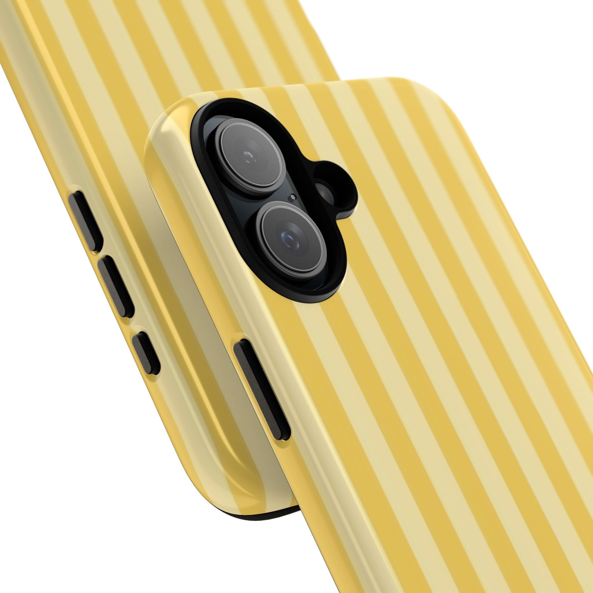 Yellow Striped Tough Phone Case – Durable Protective Cover (Case Archives)