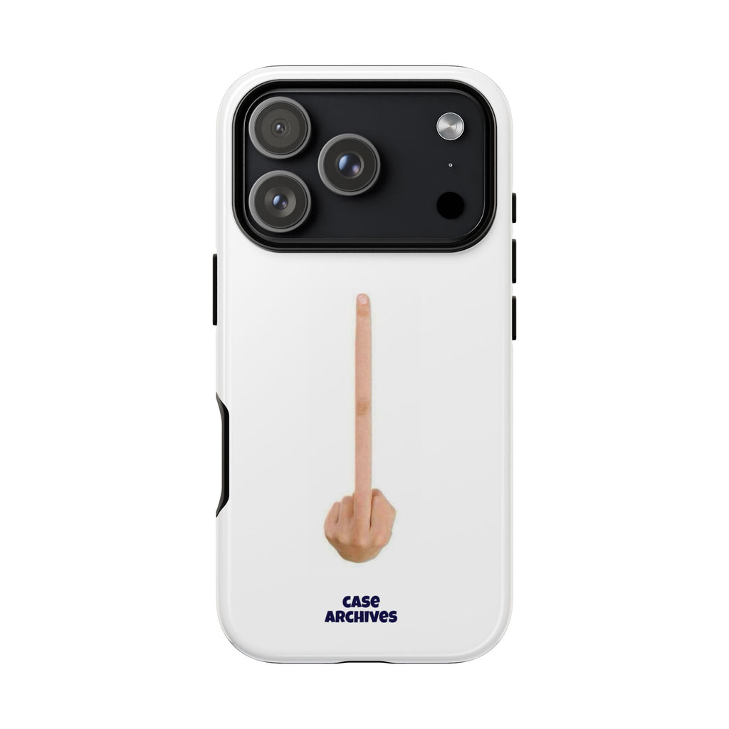 Phone Case — Minimalist Middle Finger Design (Case Archives)