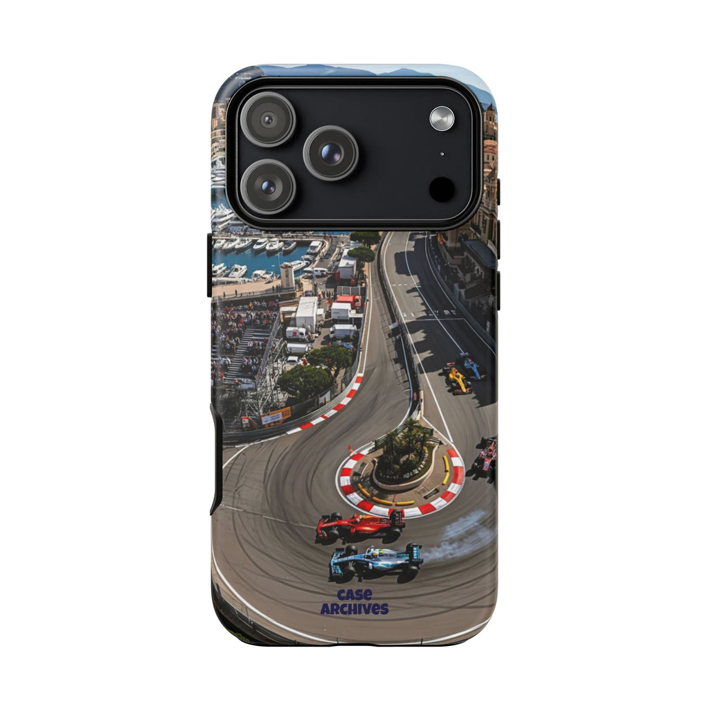F1 Circuit Phone Case – Monaco Grand Prix Track Design