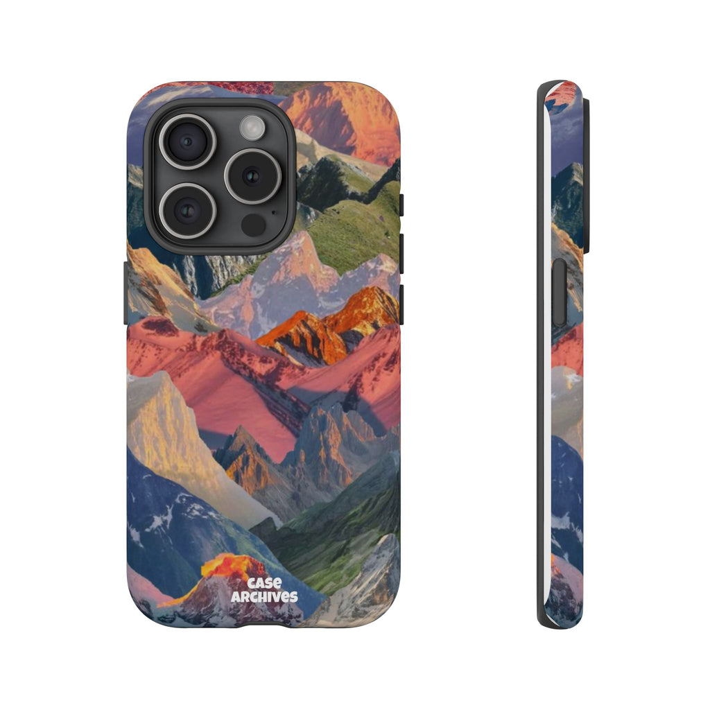 Tough Cases Colorful Mountain Landscape Phone Case — Durable Protective iPhone Cover