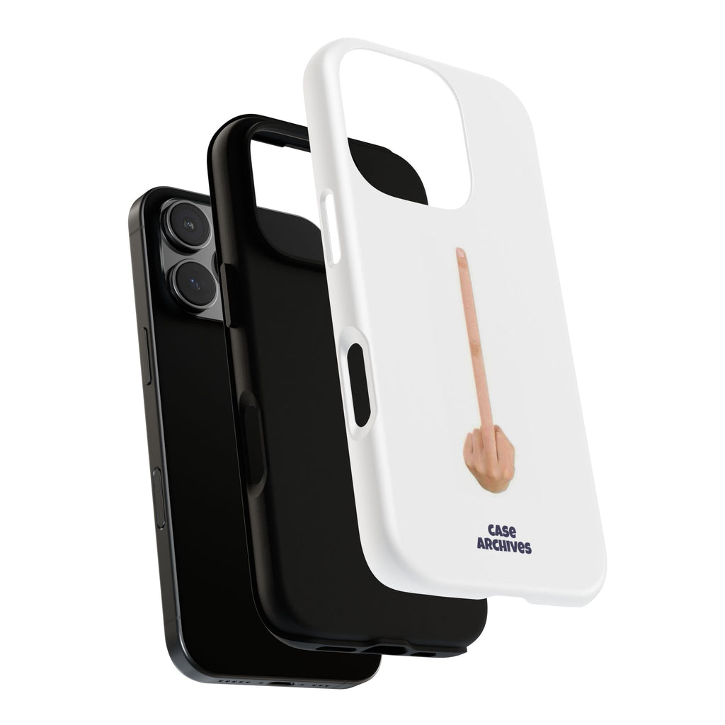 Phone Case — Minimalist Middle Finger Design (Case Archives)