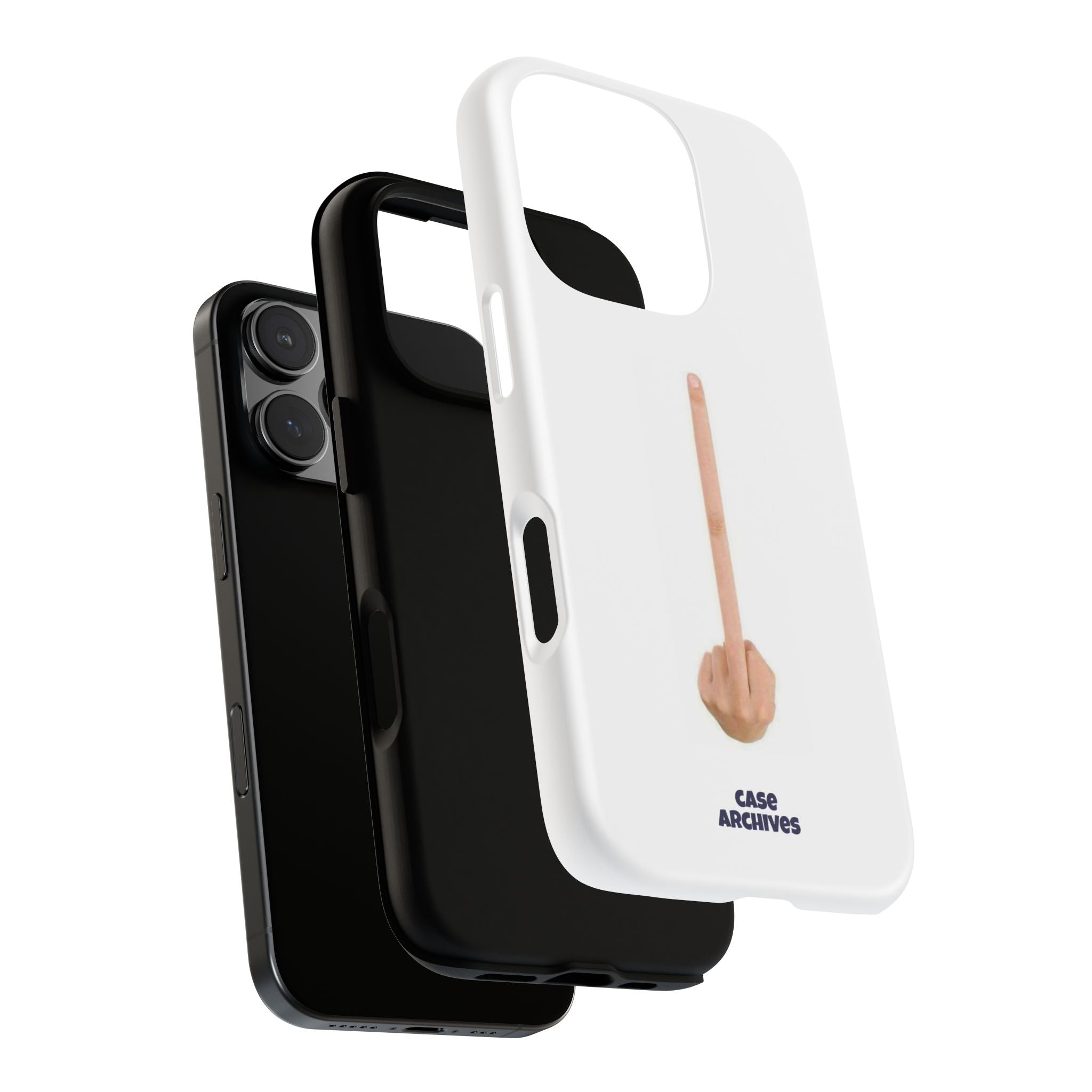 Phone Case — Minimalist Middle Finger Design (Case Archives)