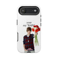 “your my 'BABY'” Justin Retro Photo Floral Design