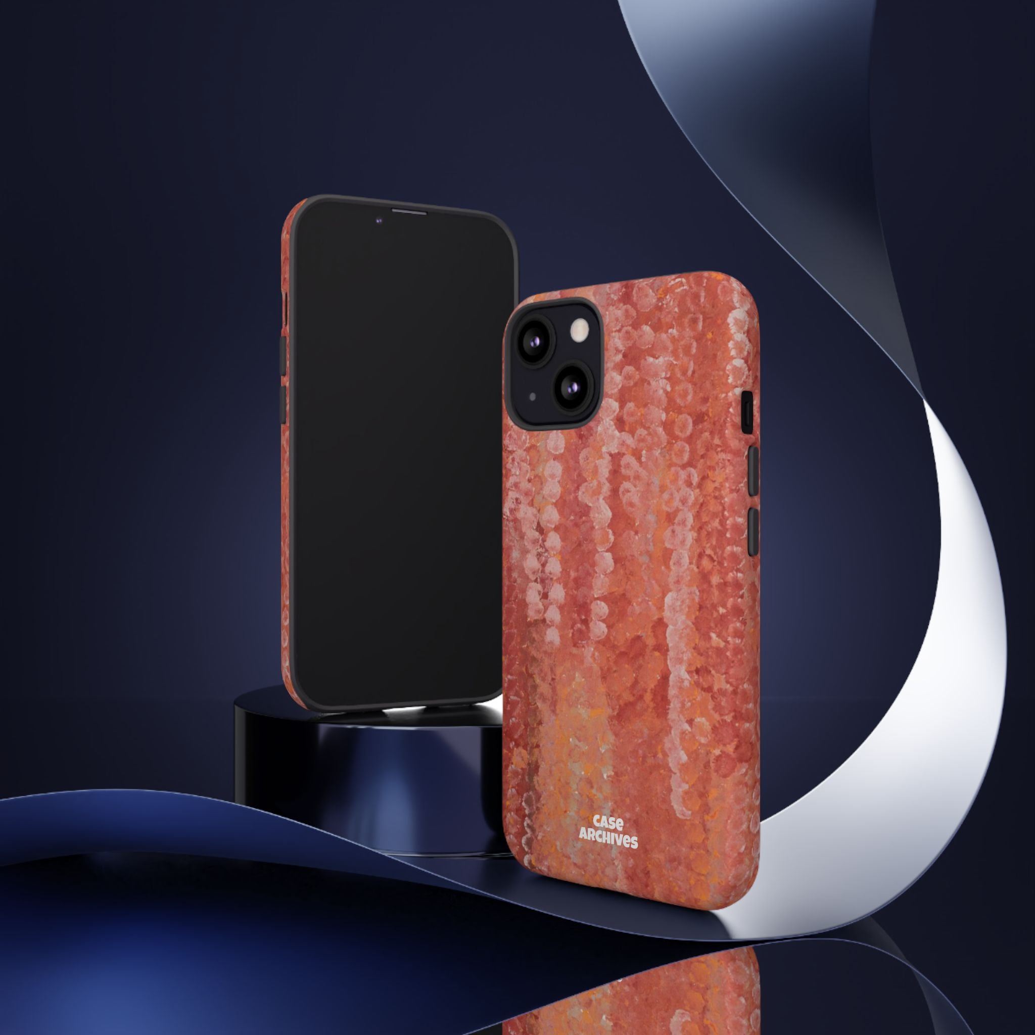 Sequin Coral Tough Phone Case