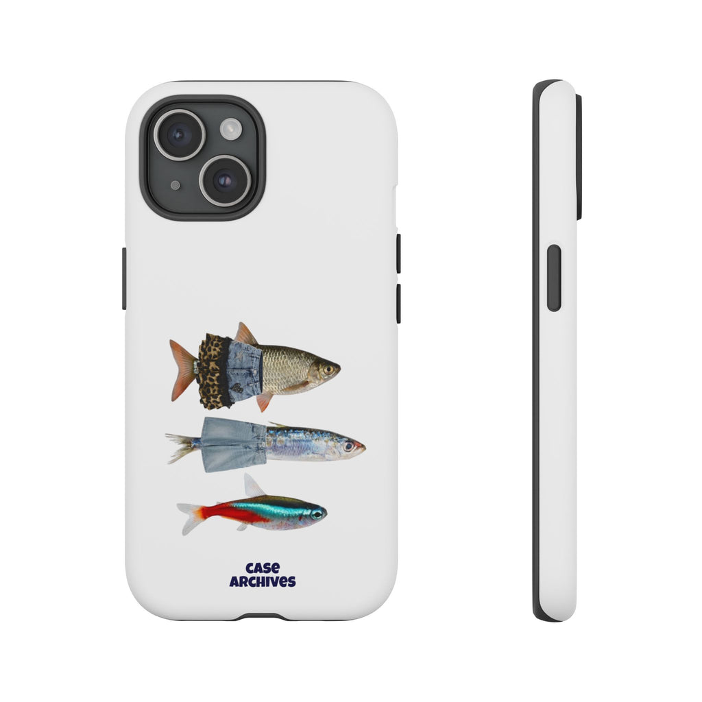 Fish Trio Phone Case — 'Case Archives' Protective iPhone Cover