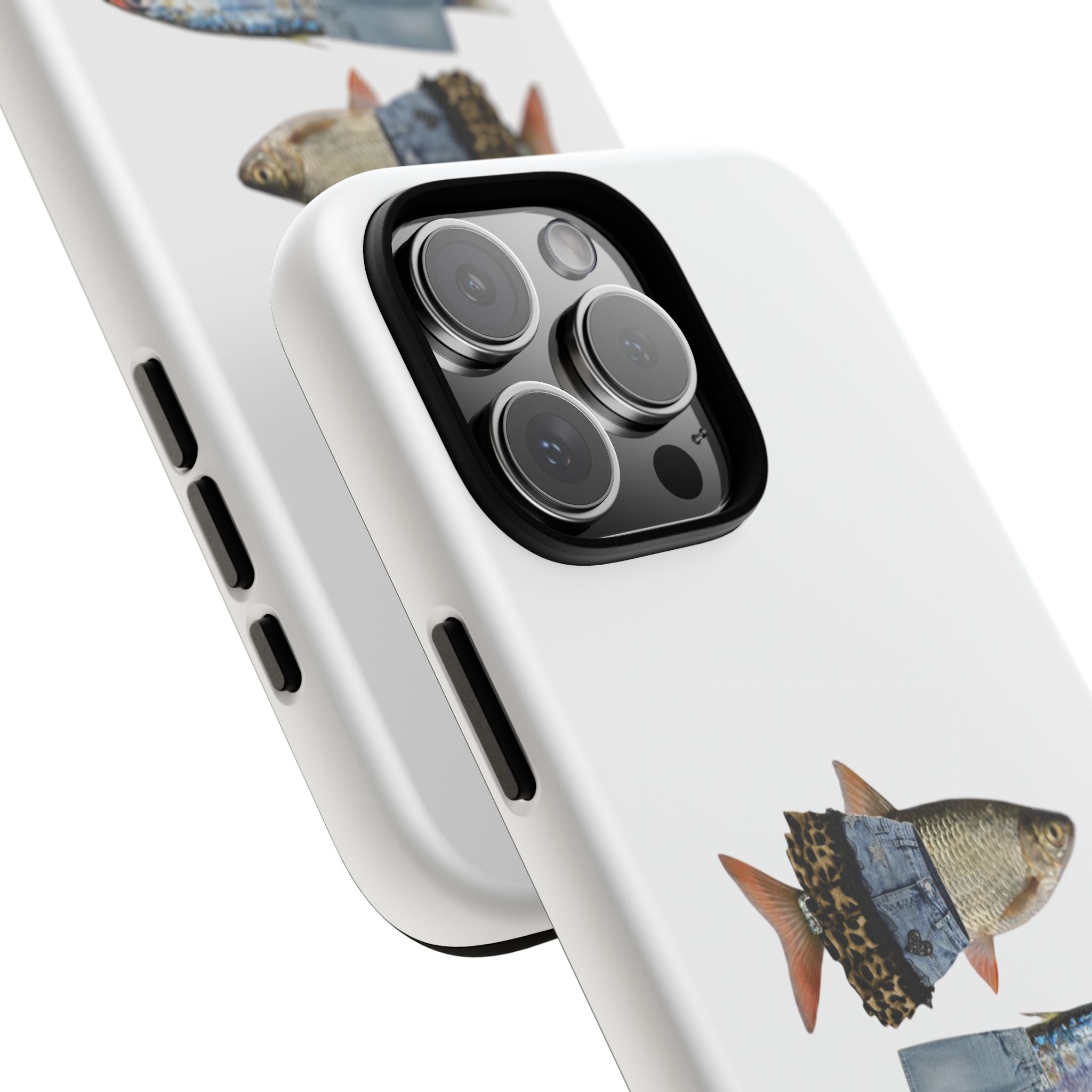 Fish Trio Phone Case — 'Case Archives' Protective iPhone Cover