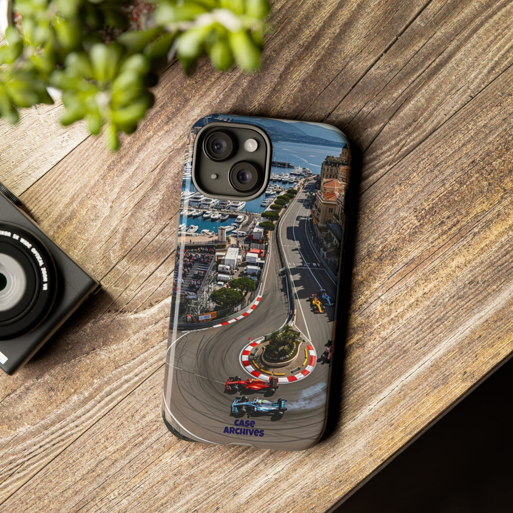 F1 Circuit Phone Case – Monaco Grand Prix Track Design