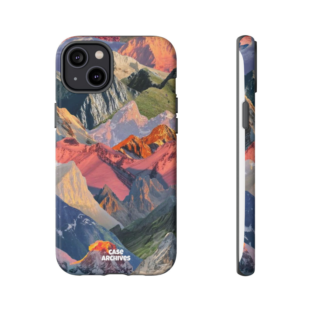 Tough Cases Colorful Mountain Landscape Phone Case — Durable Protective iPhone Cover