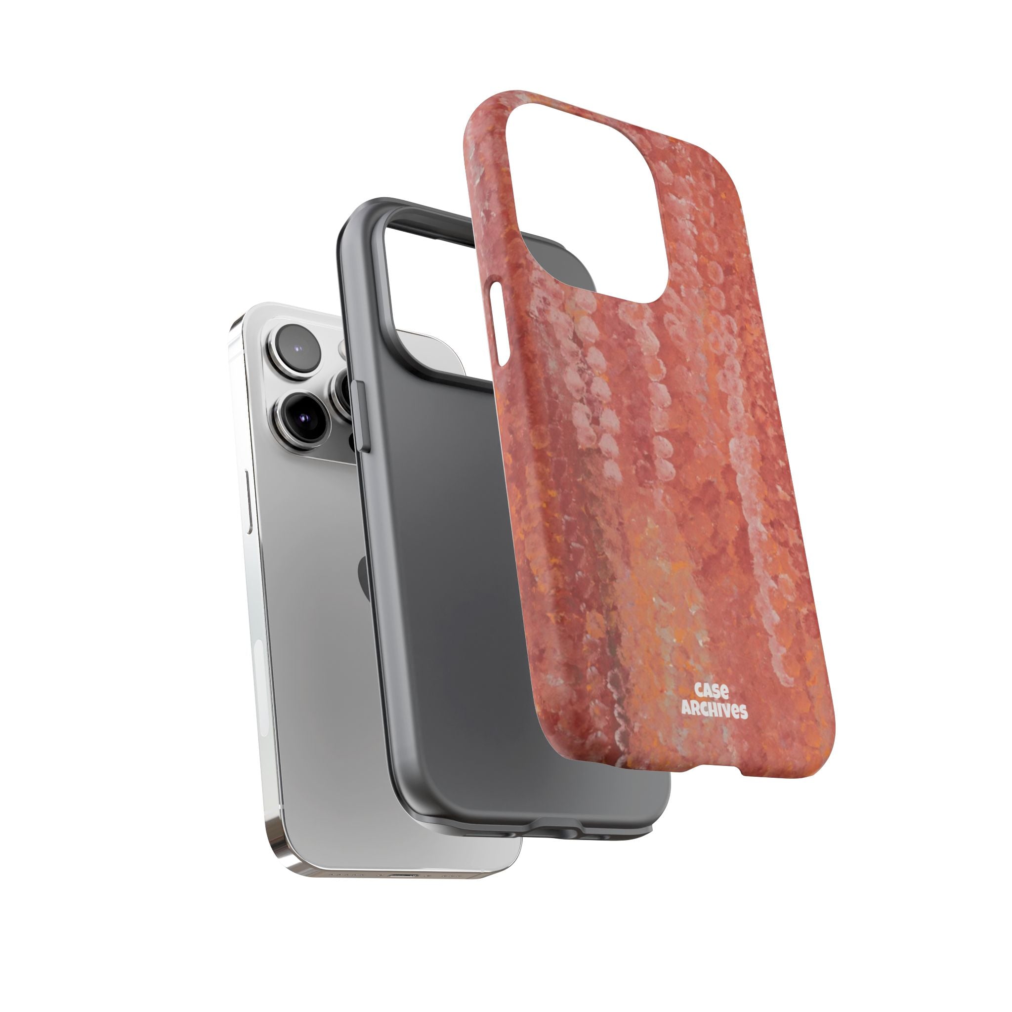 Sequin Coral Tough Phone Case