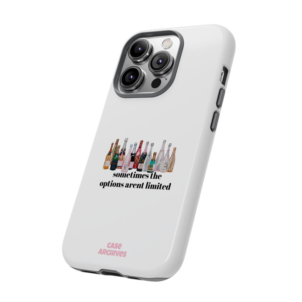 Phone Case — "Sometimes the Options Aren’t Limited" Bottle Design