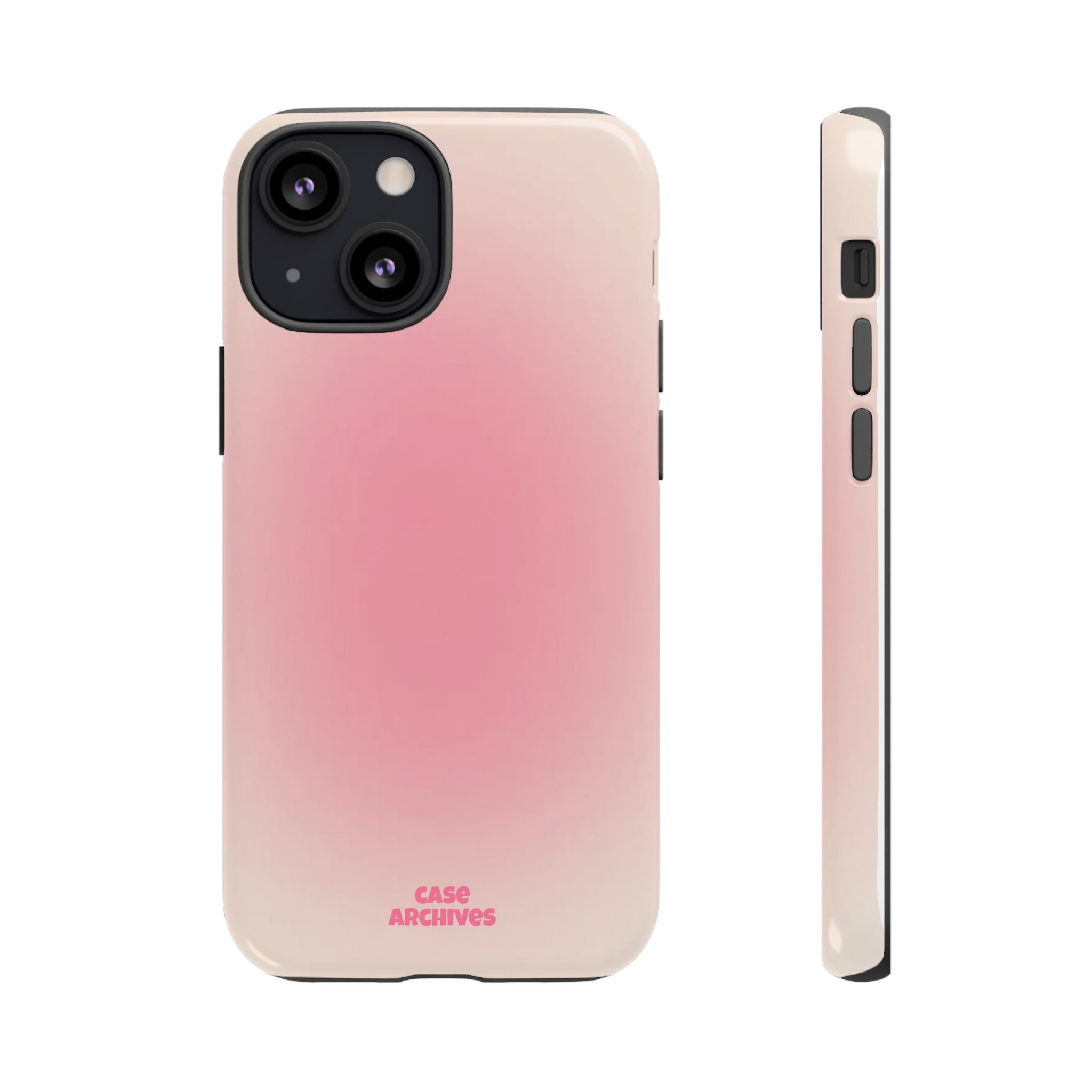 Tough Case – Pink Ombre Protective Phone Case