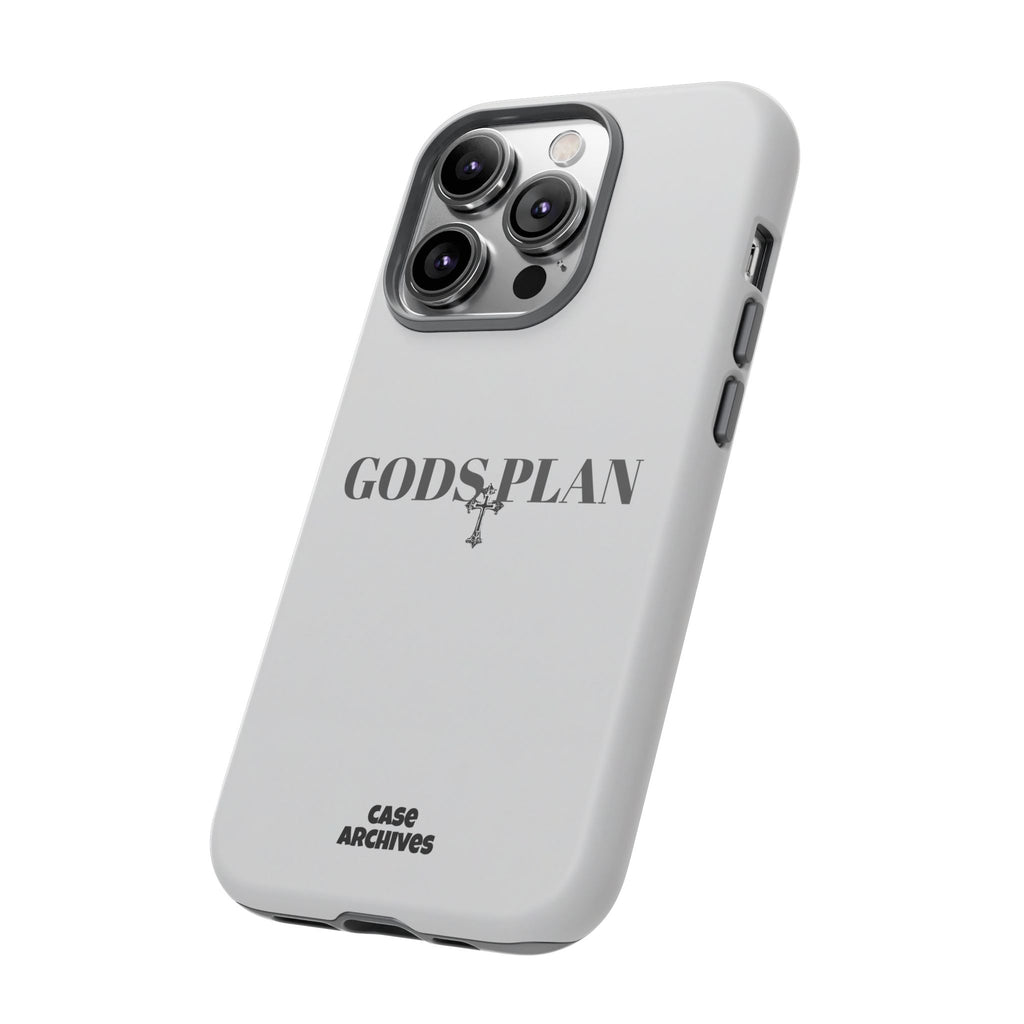 God's Plan Tough Phone Case — Minimal Faith-Inspired Protective Cover