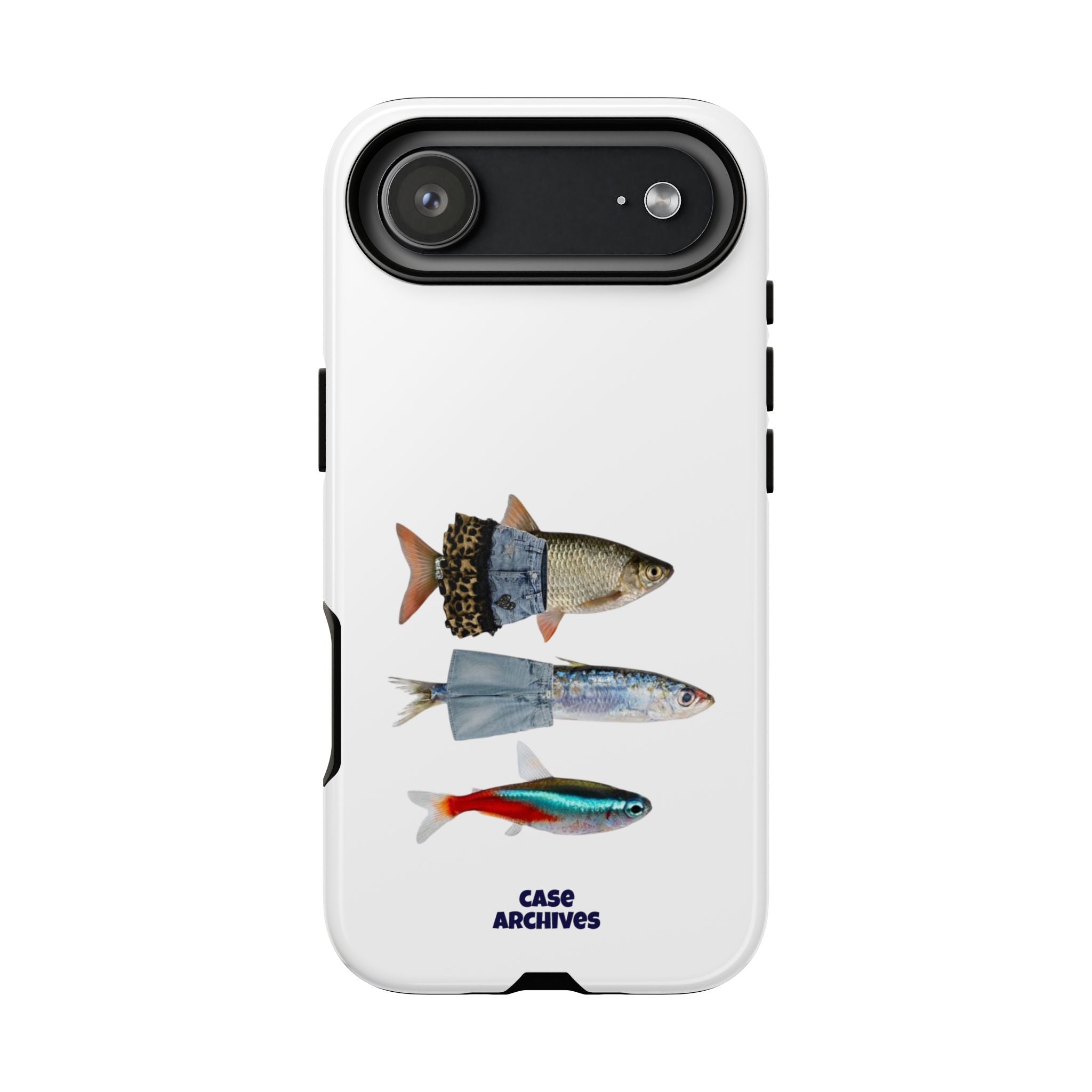 Fish Trio Phone Case — 'Case Archives' Protective iPhone Cover