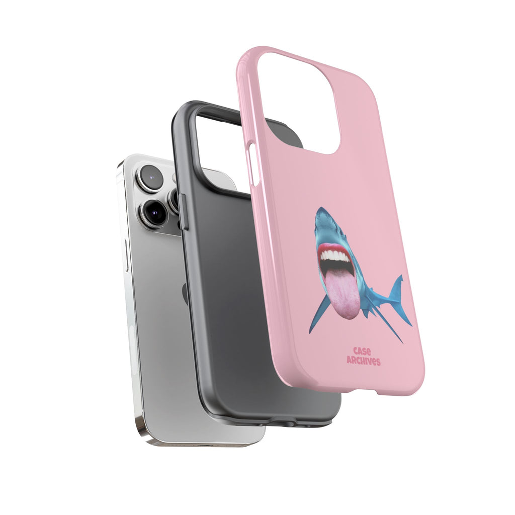 Shark tongue out- funny case