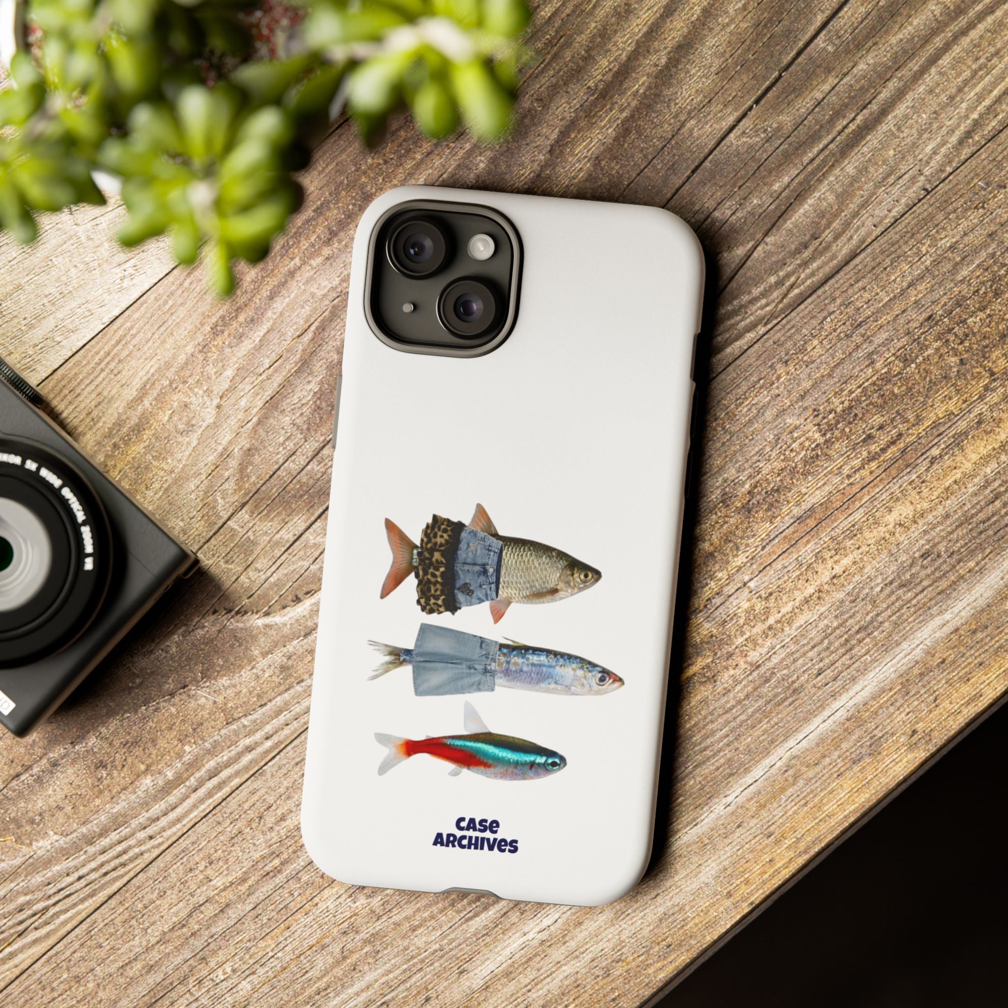 Fish Trio Phone Case — 'Case Archives' Protective iPhone Cover