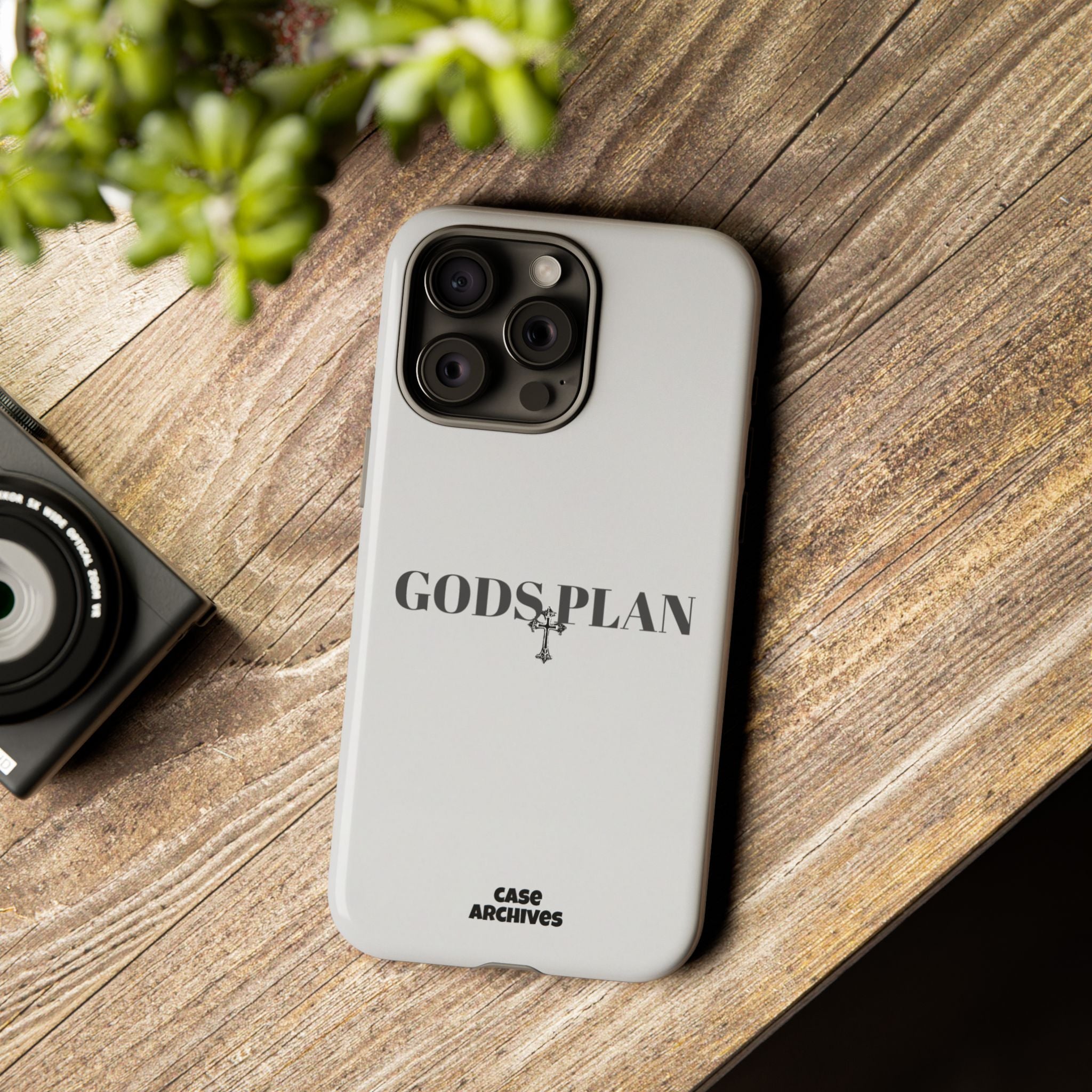 God's Plan Tough Phone Case — Minimal Faith-Inspired Protective Cover