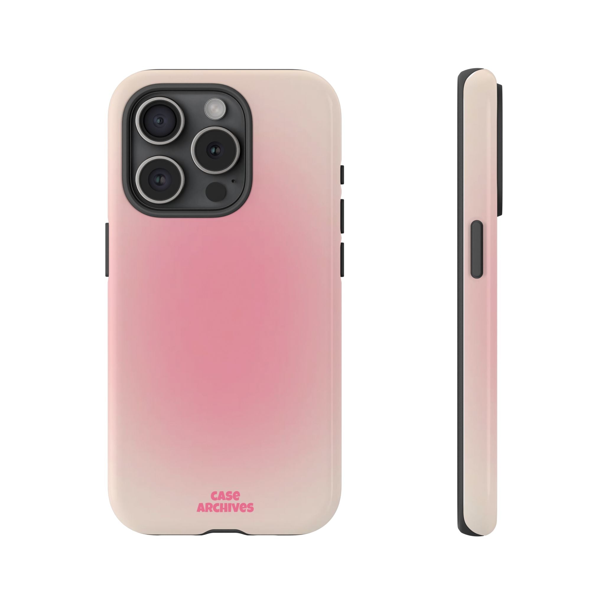 Tough Case – Pink Ombre Protective Phone Case